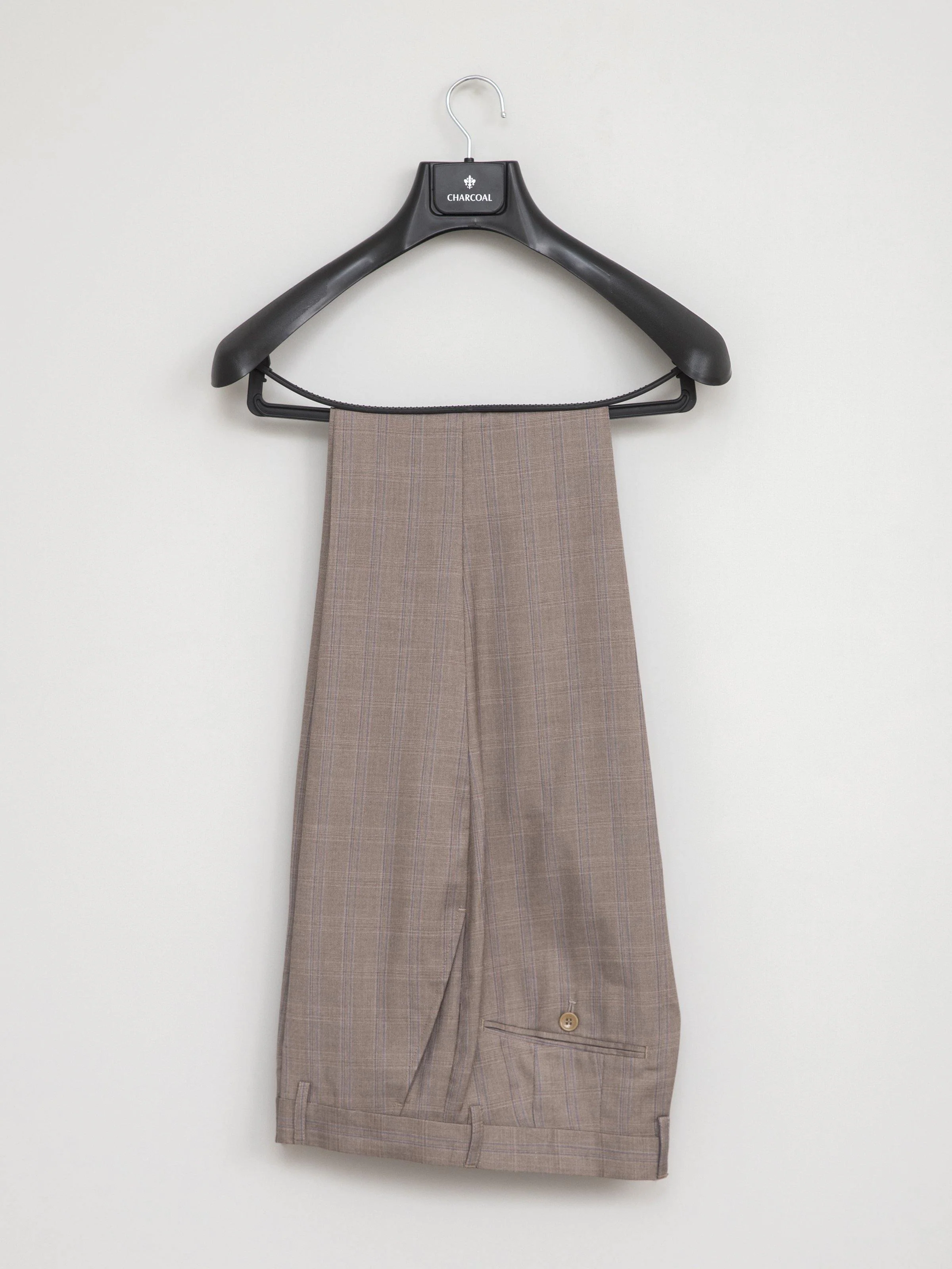 2 PIECE SUIT SLIM FIT LIGHT BROWN - Image 5