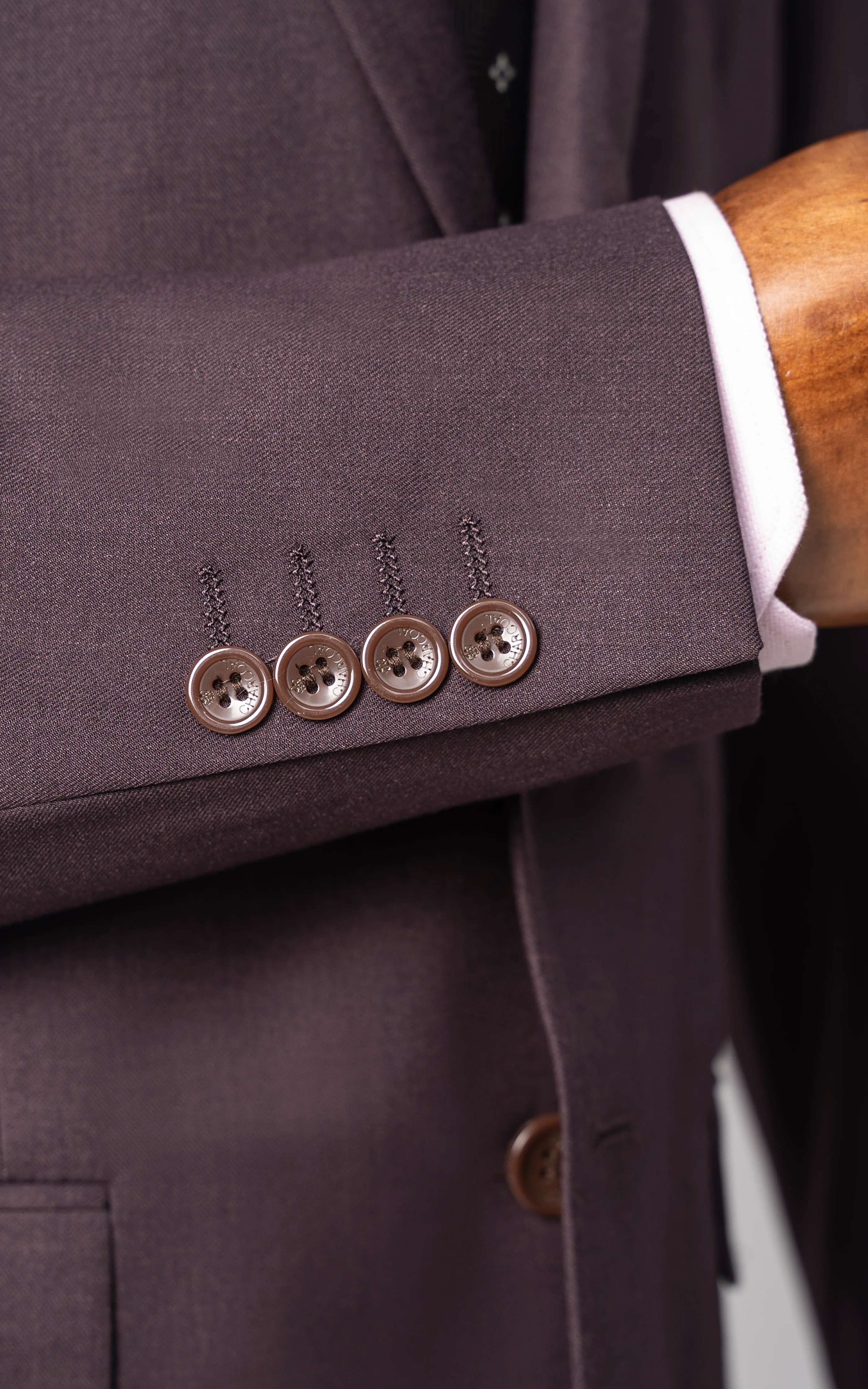 2 PIECE SUIT SLIM FIT MAROON - Image 3