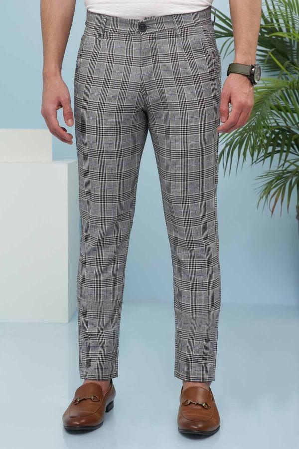 CASUAL PANT CROSS POCKET SLIM FIT GREY BLACK