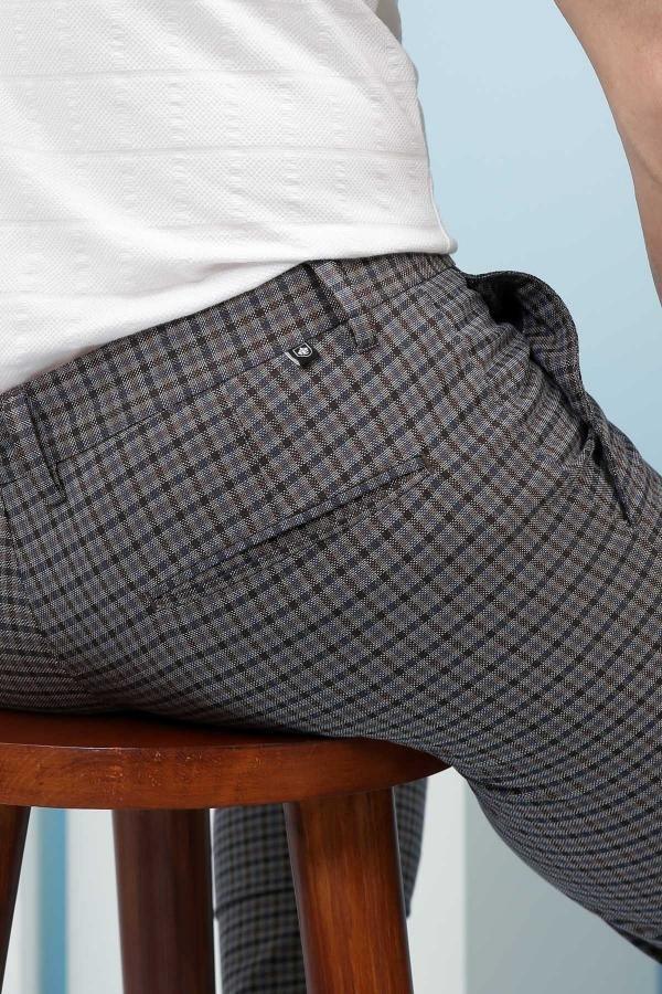 C PANT CROSS POCKET GREY BLACK - Image 3