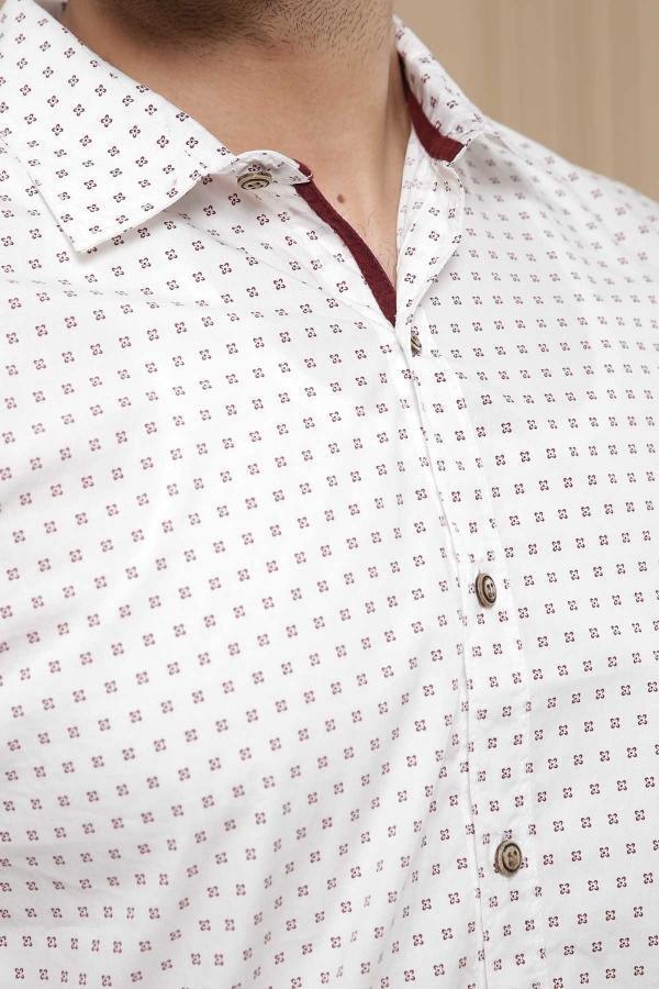 CASUAL SHIRT FULL SLEEVE WHITE - Image 3
