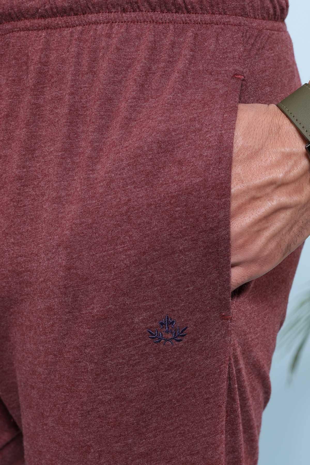 CASUAL TROUSER SLEEPWEAR MAROON - Image 3