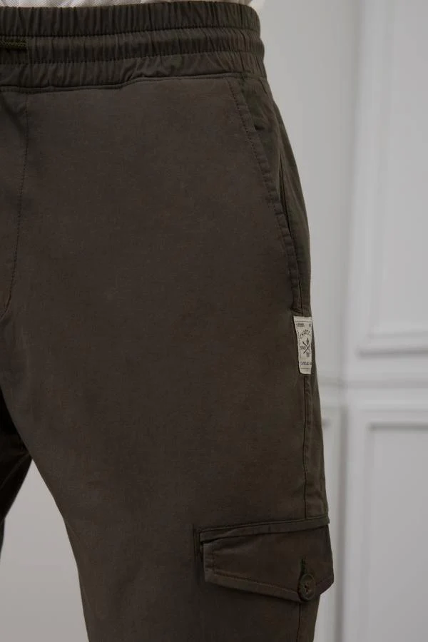 Cargo Trouser Slim Fit Olive - Image 3