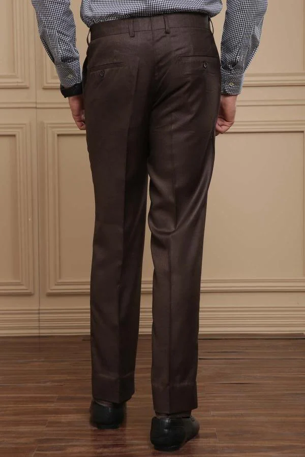 DRESS PANT SLIM FIT BROWN - Image 2