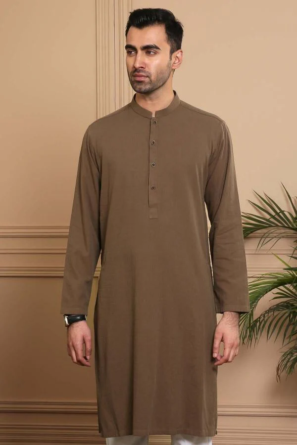 KURTA BAN COLLAR GREEN