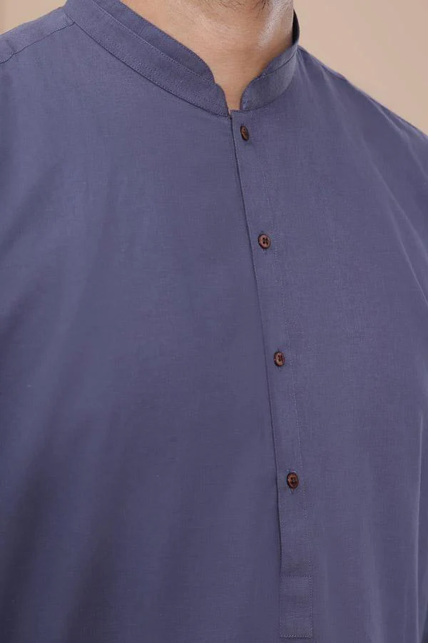 SHORT KURTA  DARK GREY - Image 3