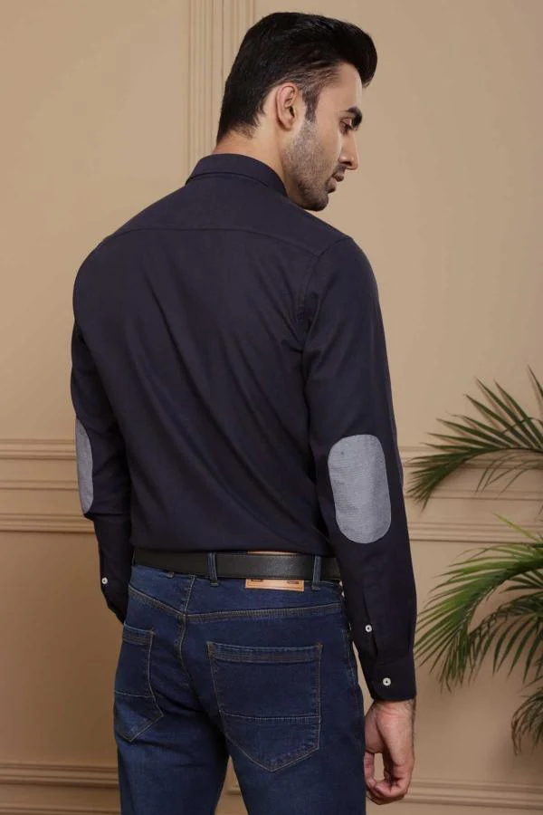 SMART SHIRT FULL SLEEVE SLIM FIT NAVY - Image 3