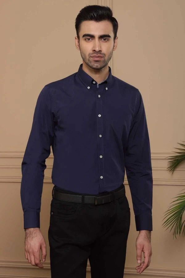 SMART SHIRT FULL SLEEVE SLIM FIT NAVY