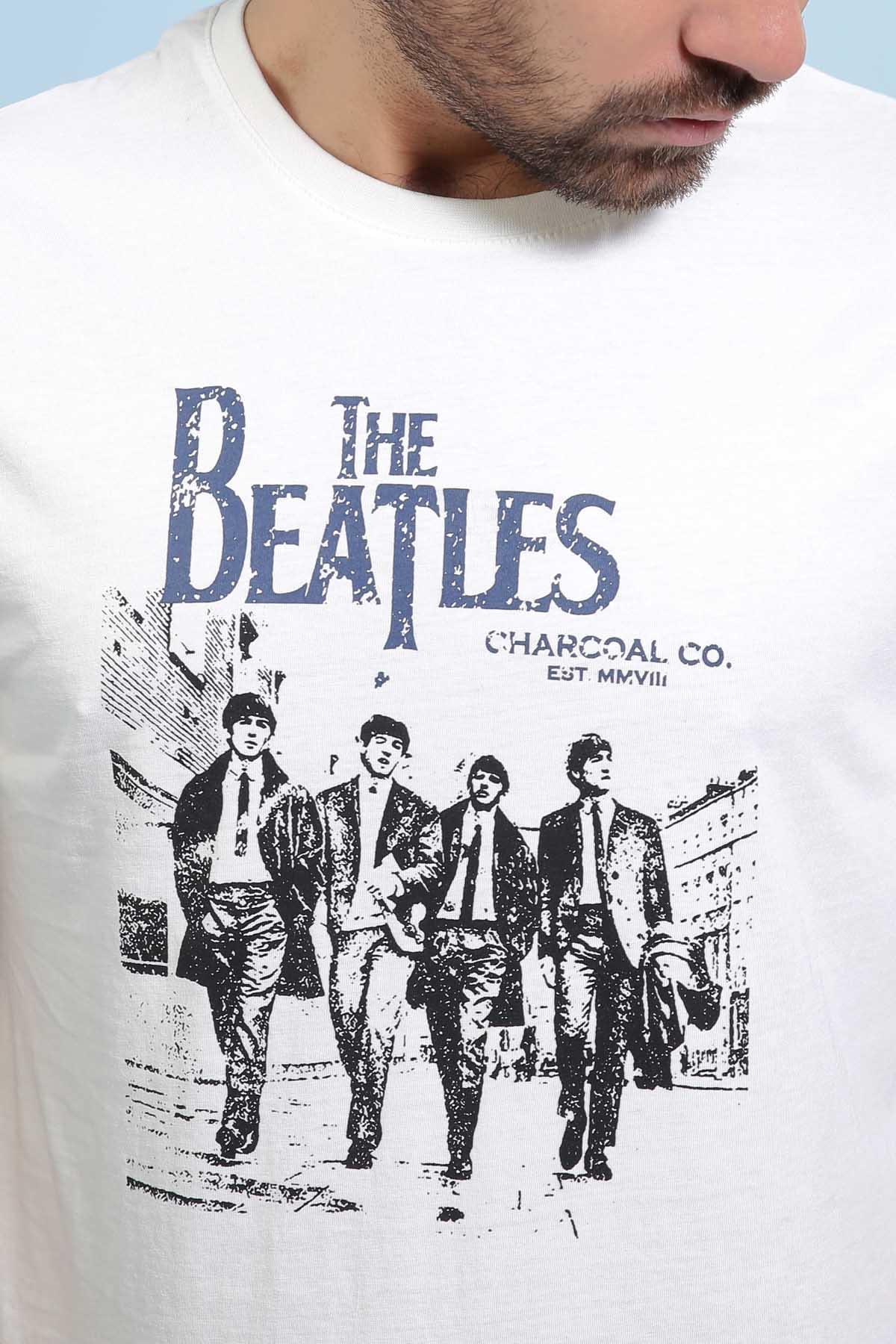 T Shirt Round Neck OFF WHITE - Image 2