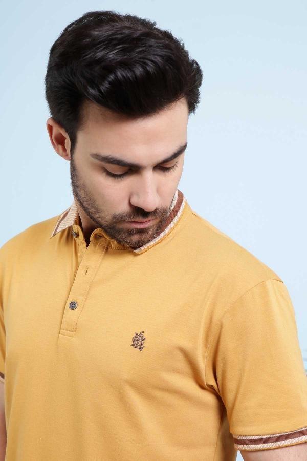 T SHIRT POLO MUSTARD - Image 4