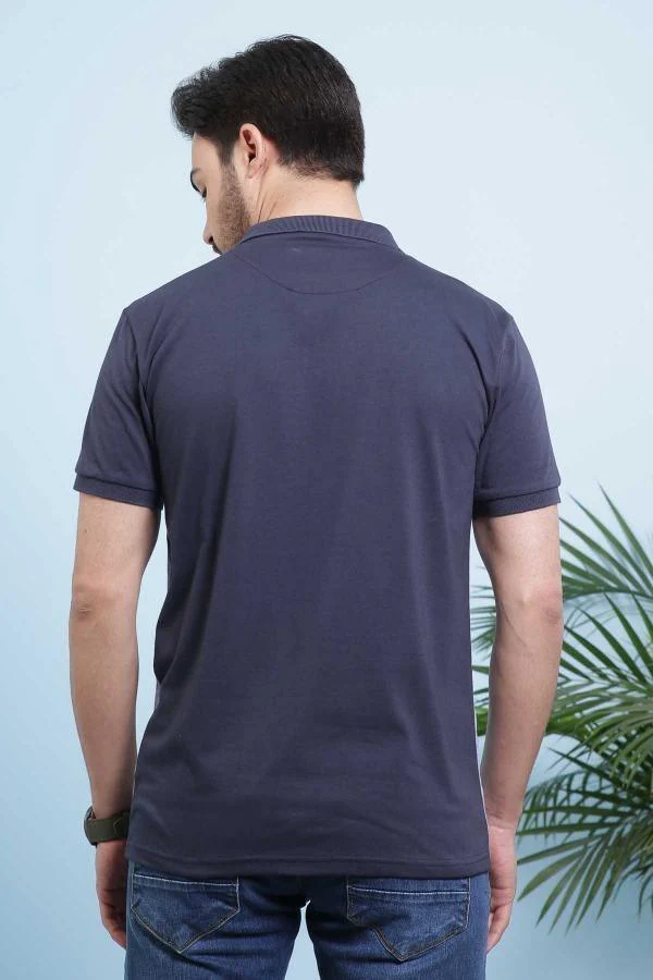 T SHIRT POLO NAVY BLUE - Image 3
