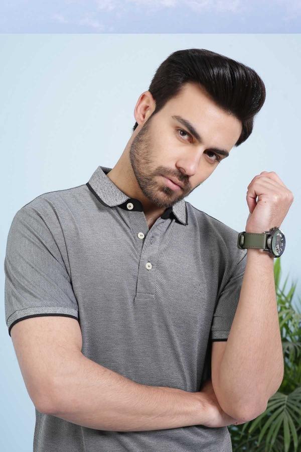 T SHIRT POLO DARK GREY - Image 2