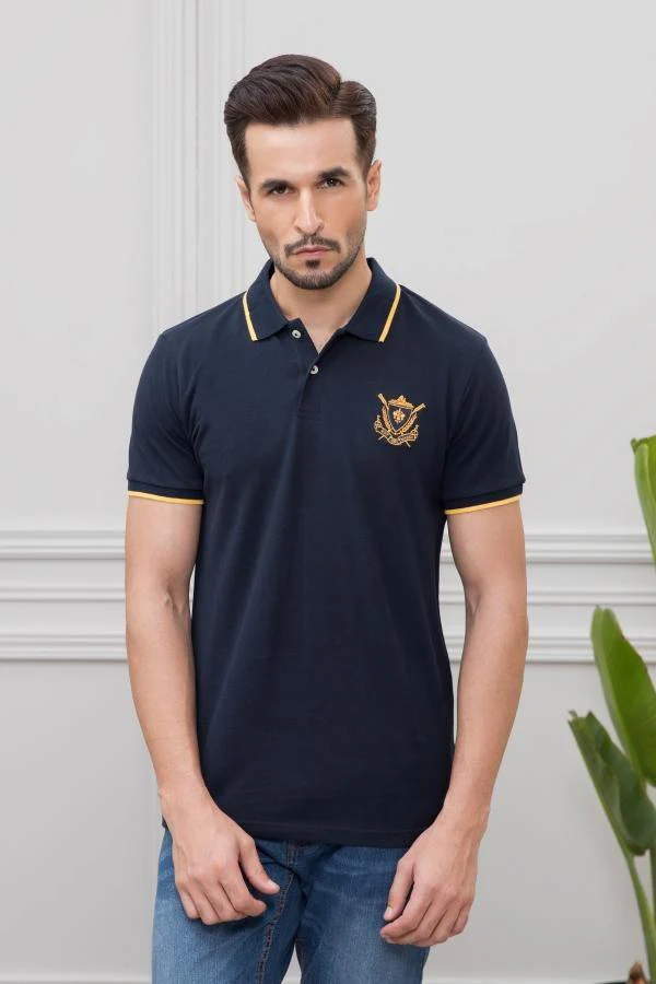 TIPPING POLO SHIRT NAVY