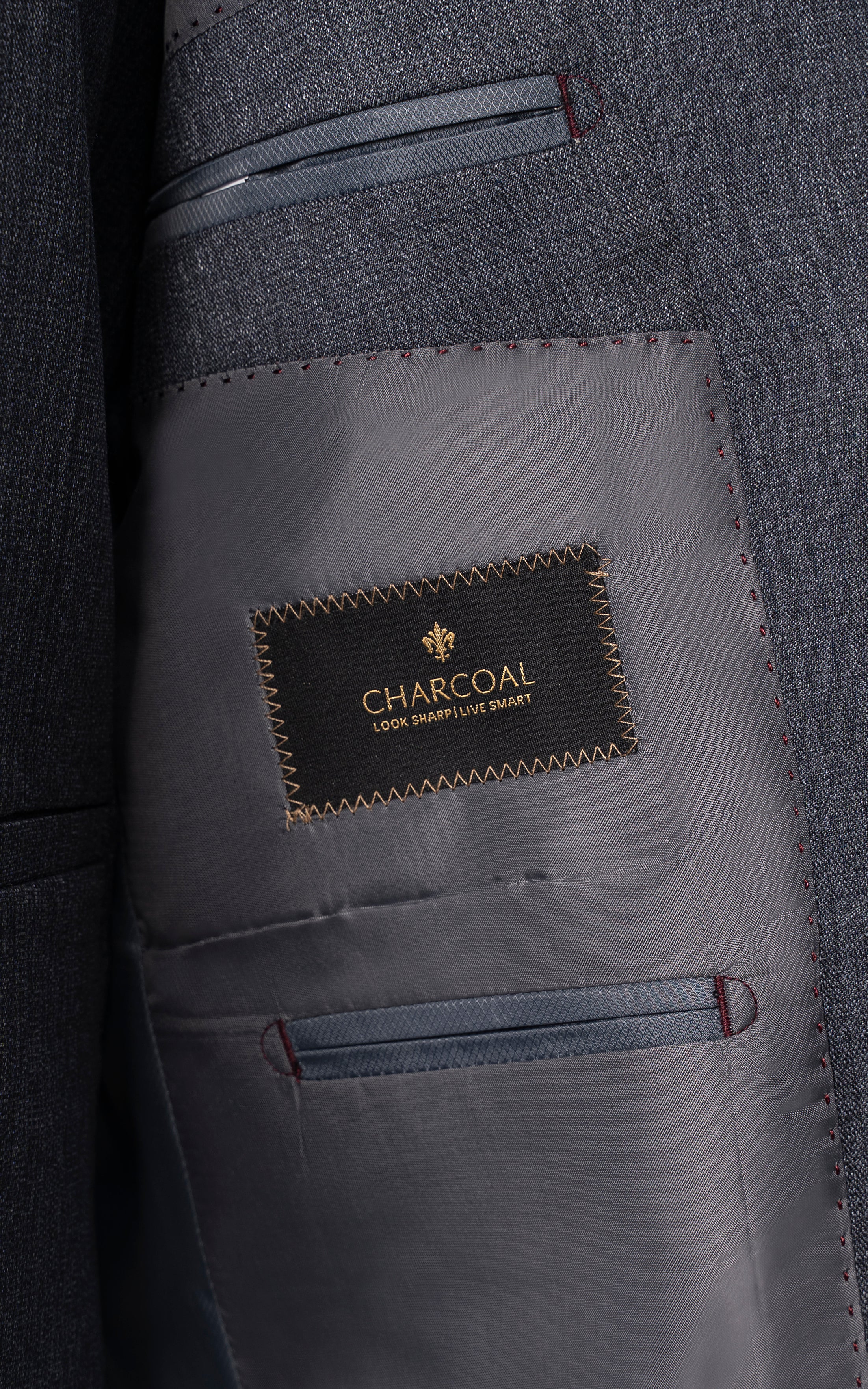 3 PIECE SUIT BLUISH GREY - Image 5