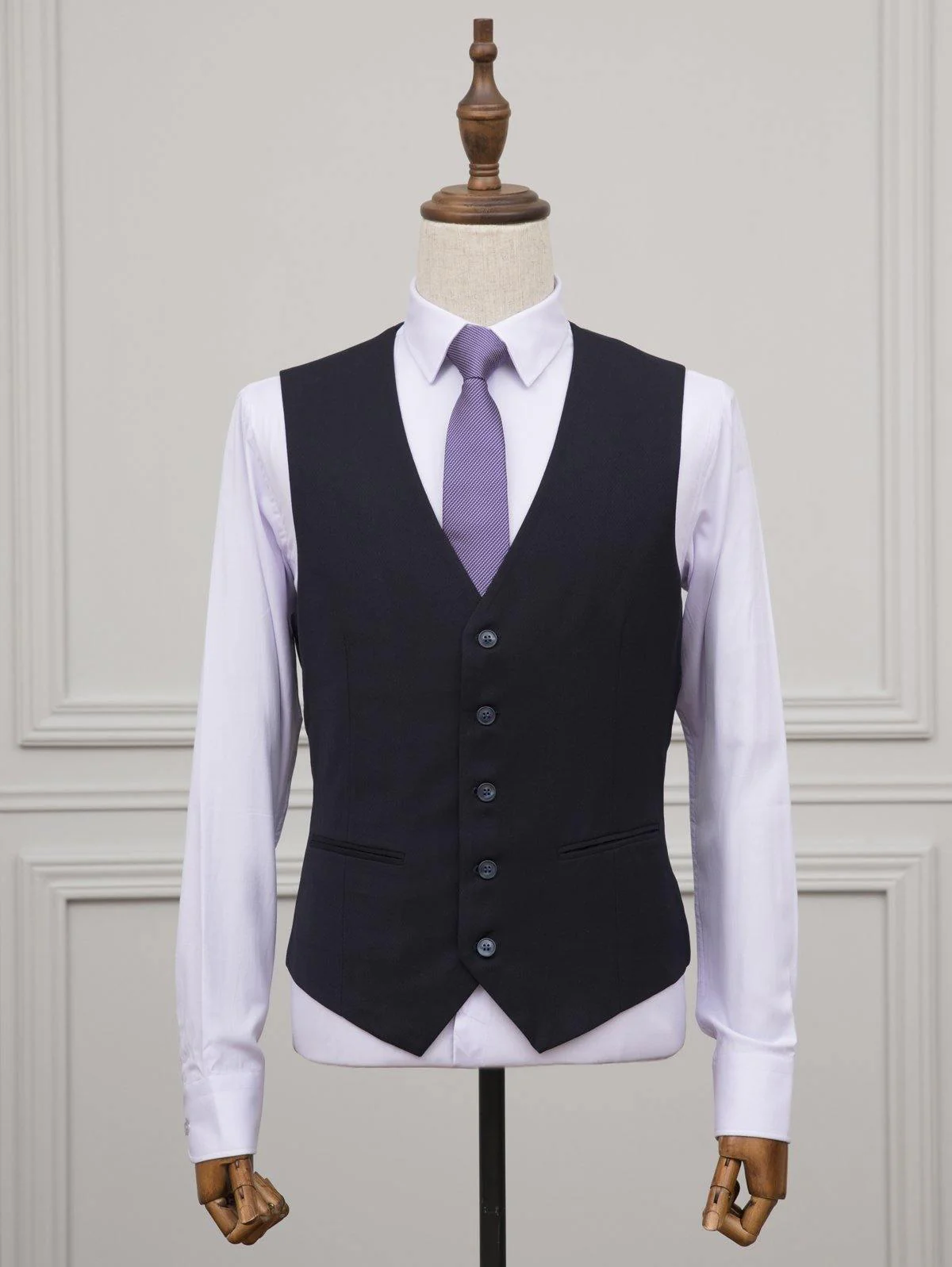 3 PIECE SUIT NAVY BLUE - Image 3