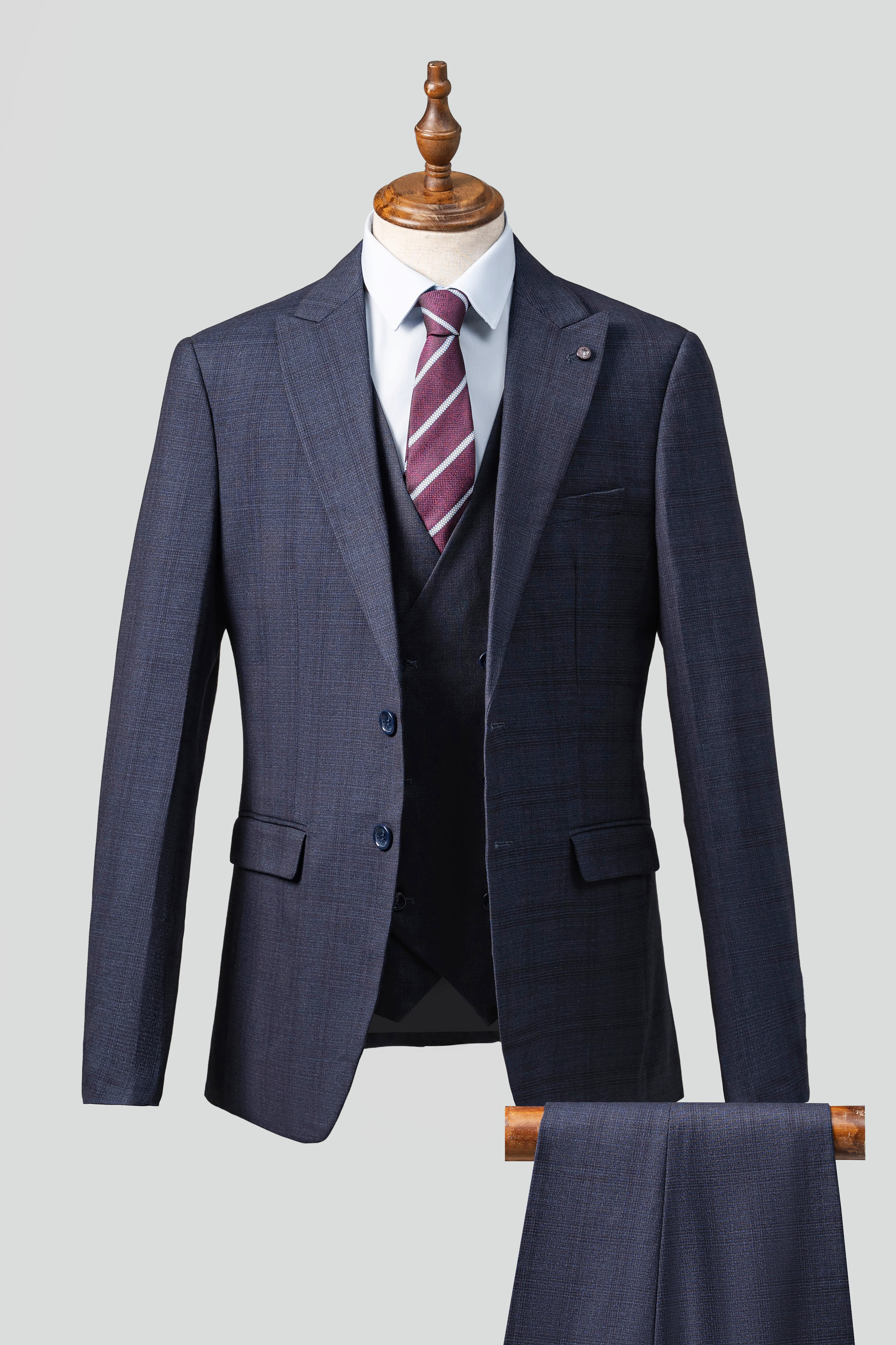 3 PIECE SUIT SLIM FIT NAVY BLUE