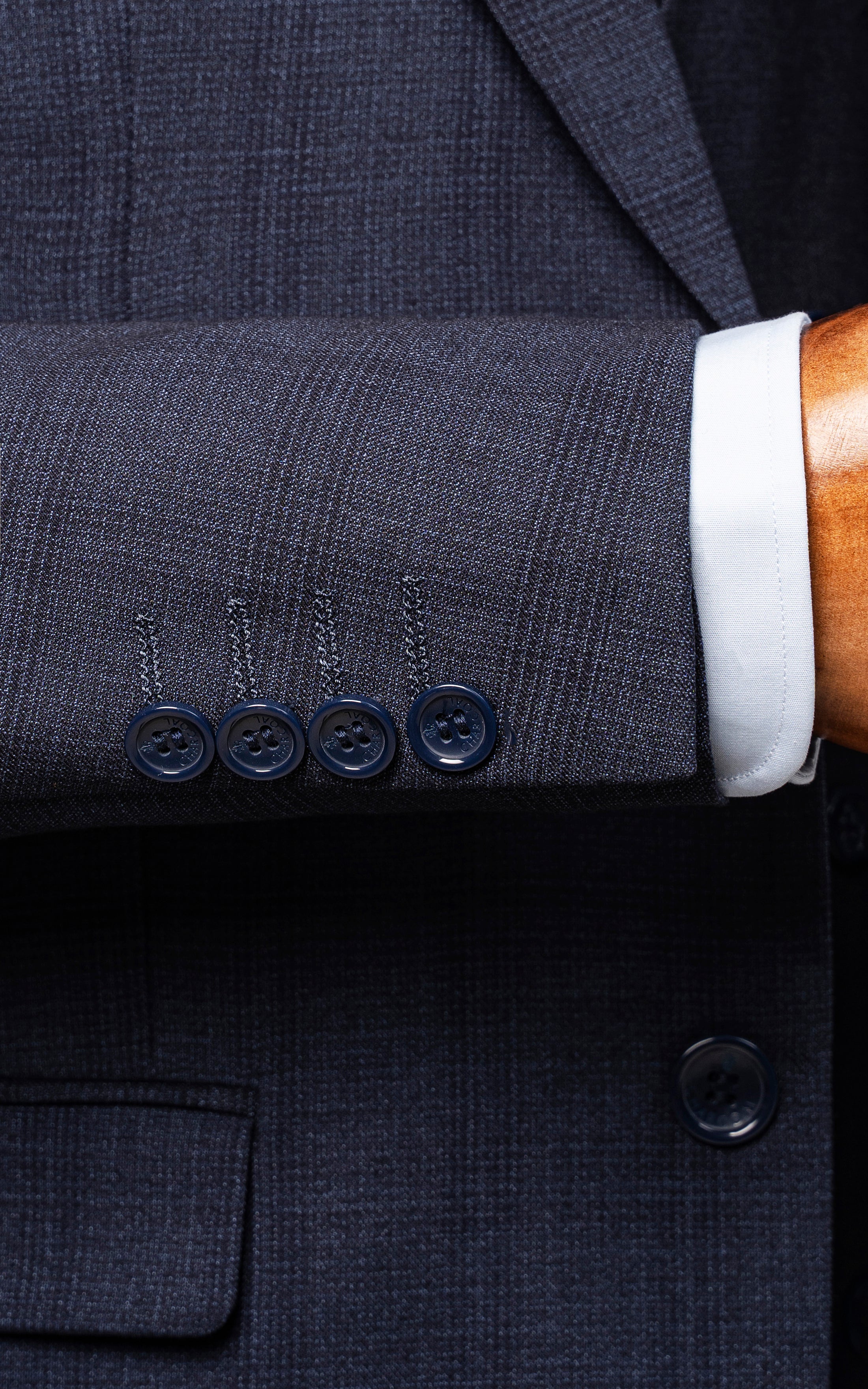 3 PIECE SUIT SLIM FIT NAVY BLUE - Image 6