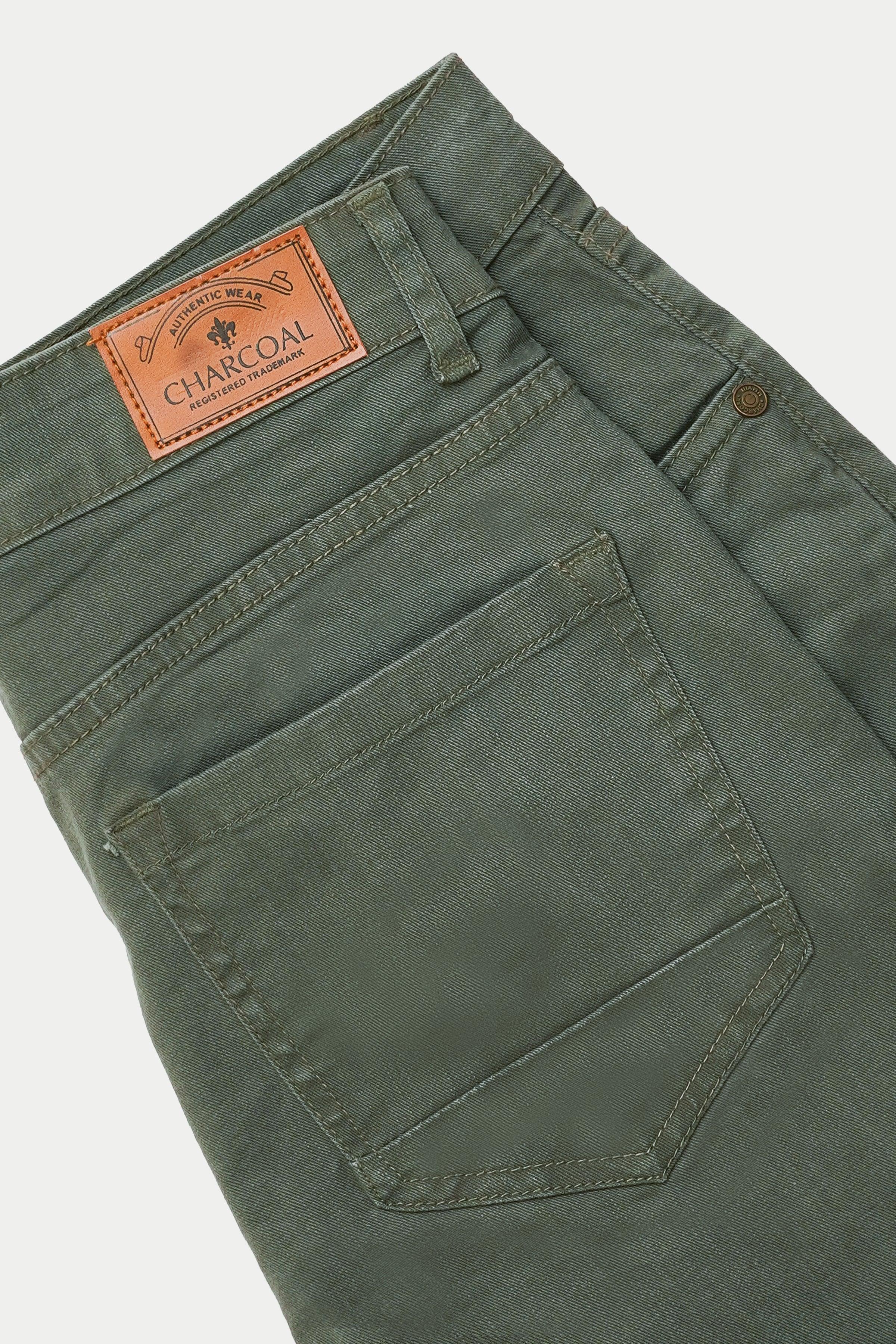 5-PKT PANT GREEN - Image 3