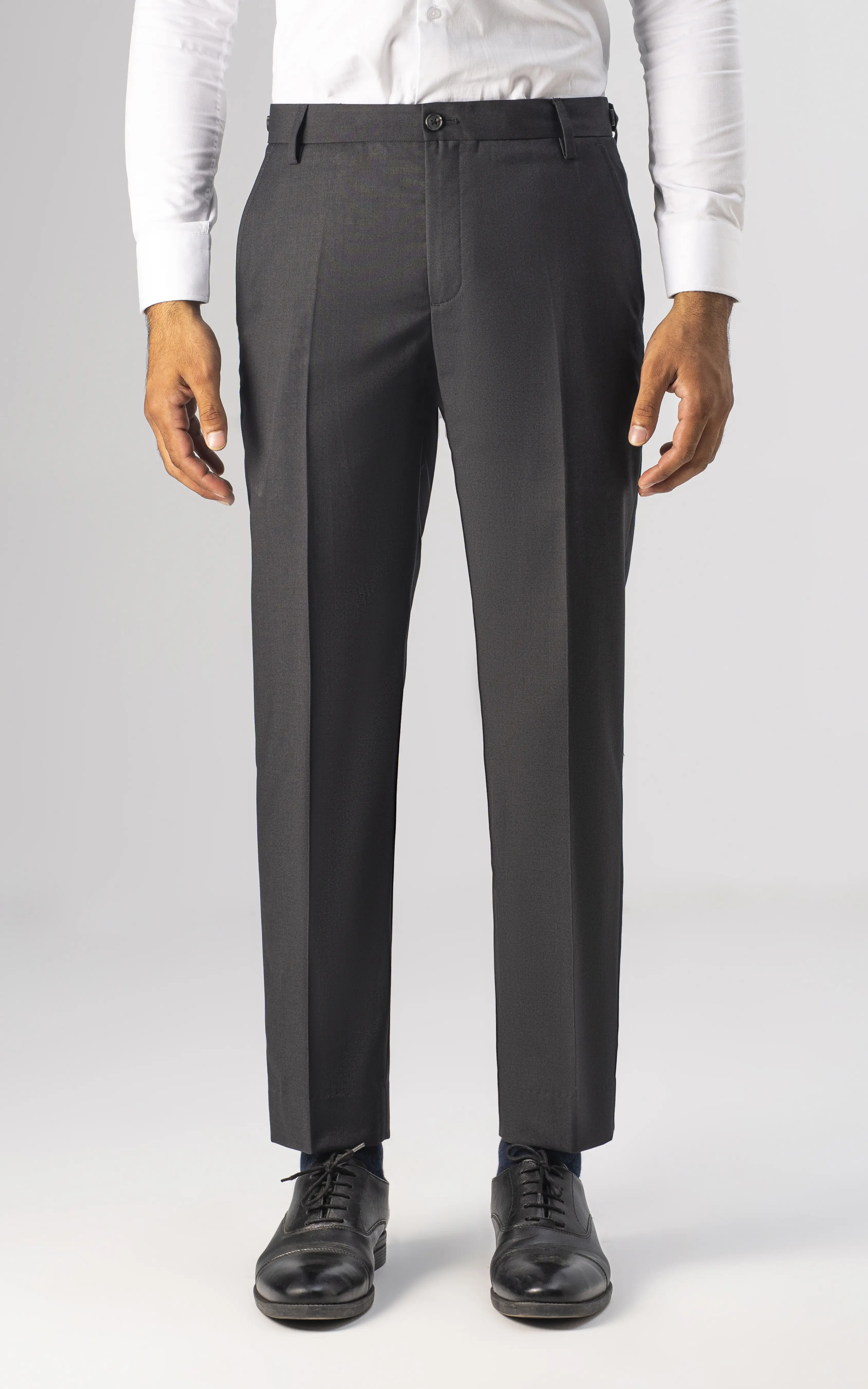 Adjustable Waist Dress Pant Charcoal - Image 2