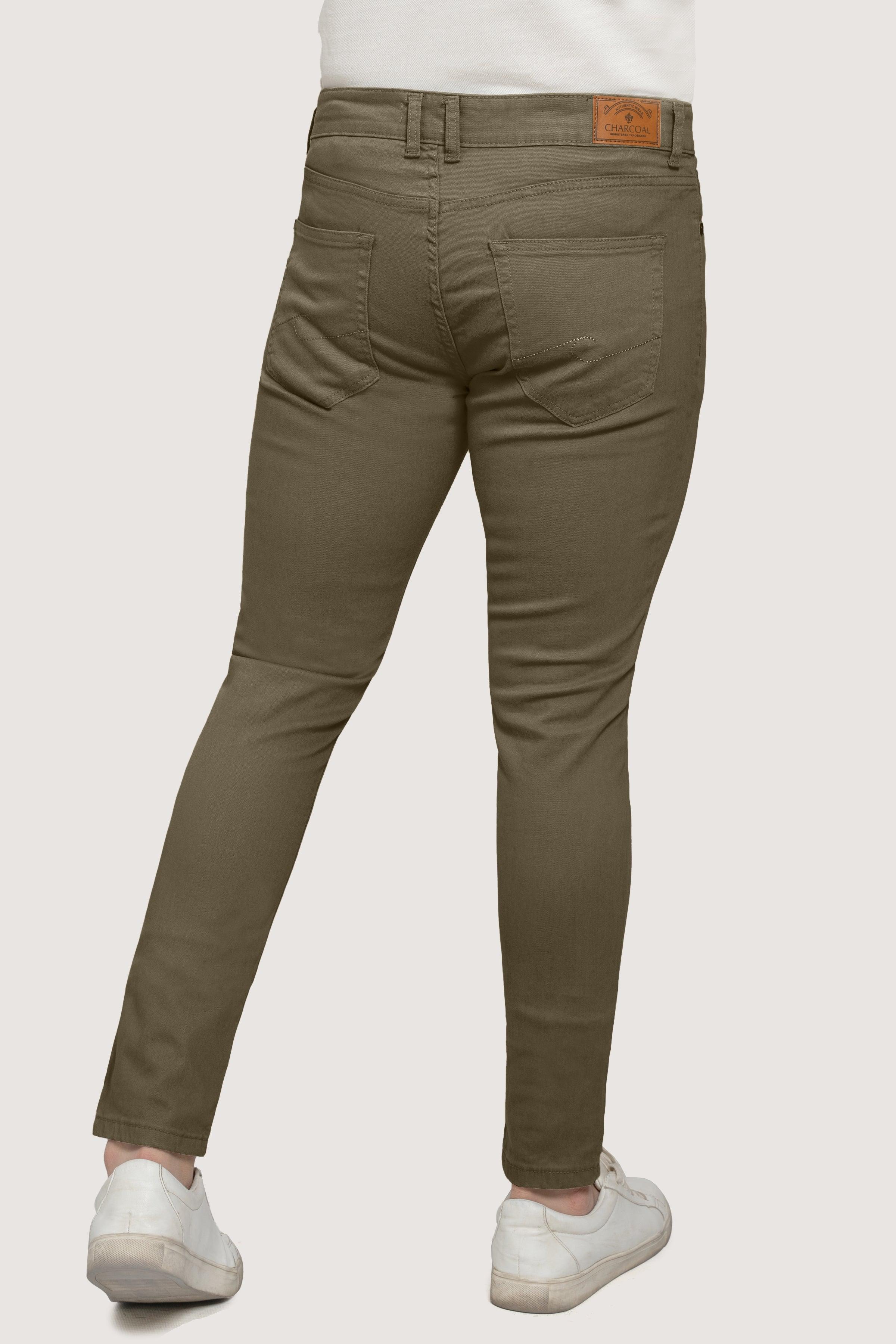 BASIC 5 POCKET PANT OLIVE - Image 4