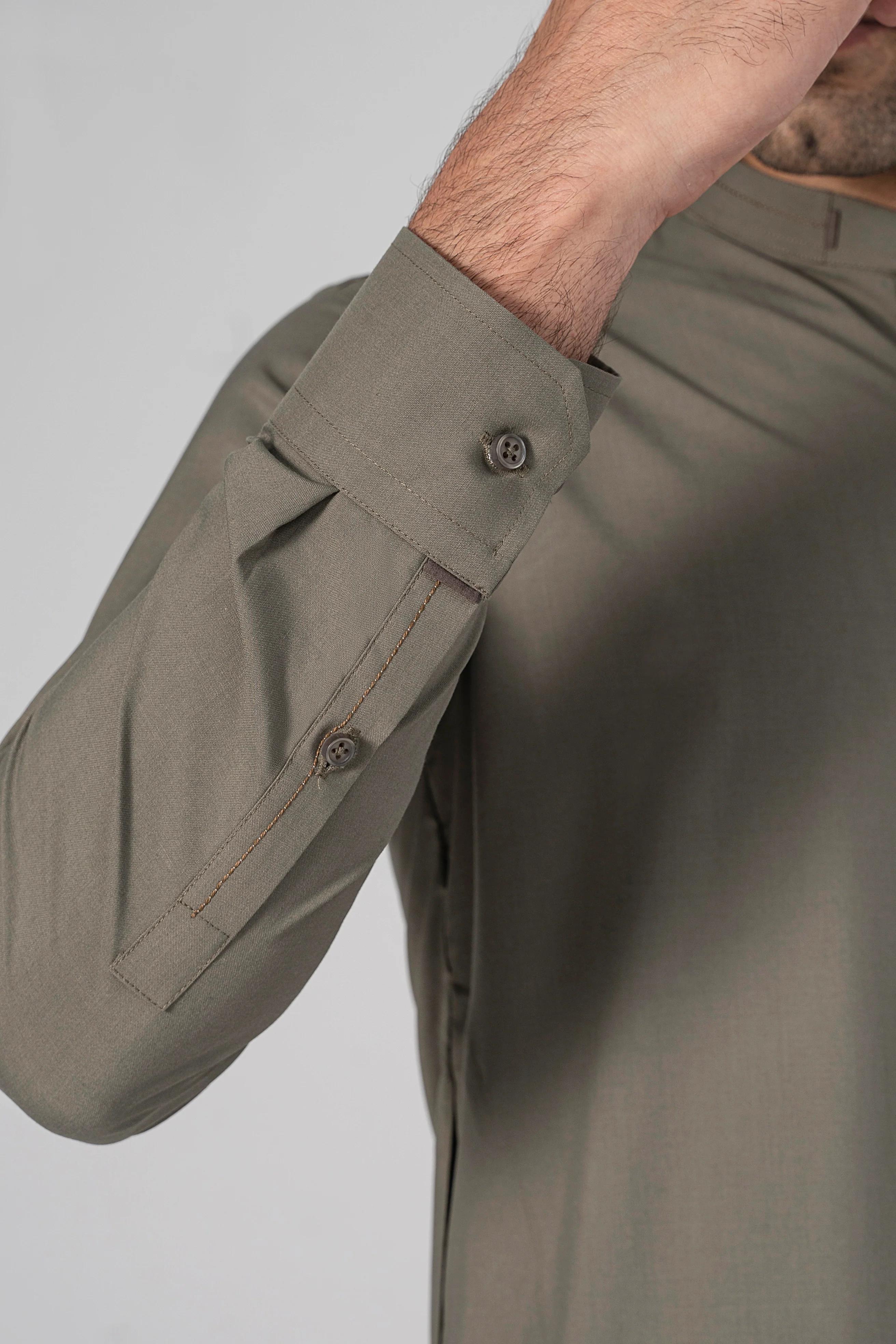 BLENDED WASH & WEAR -CLASSIC COLLECTION LIGHT OLIVE - Image 5