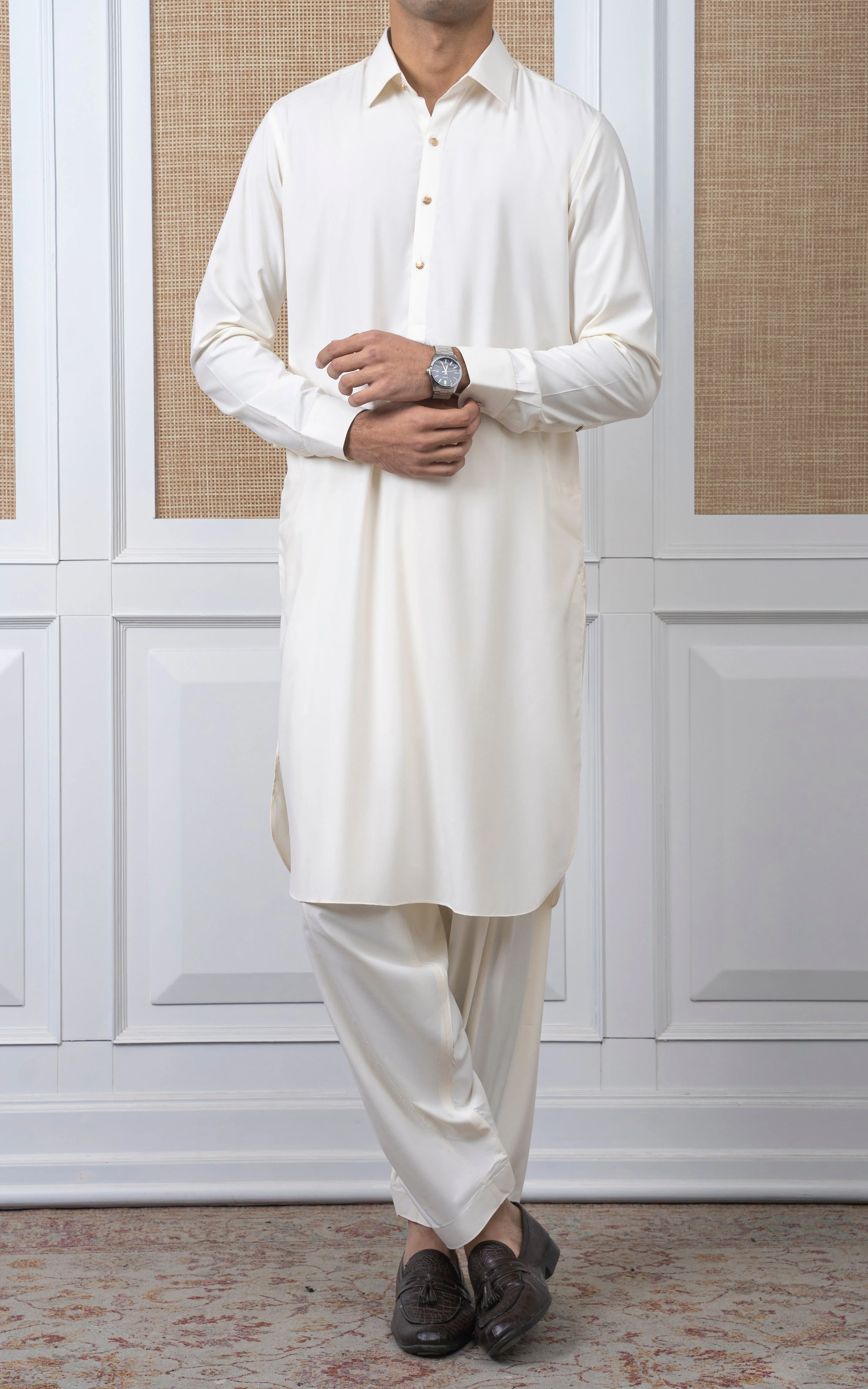 BLENDED BOSKI KAMEEZ SHALWAR - SIGNATURE COLLECTION BOSKI - Image 17