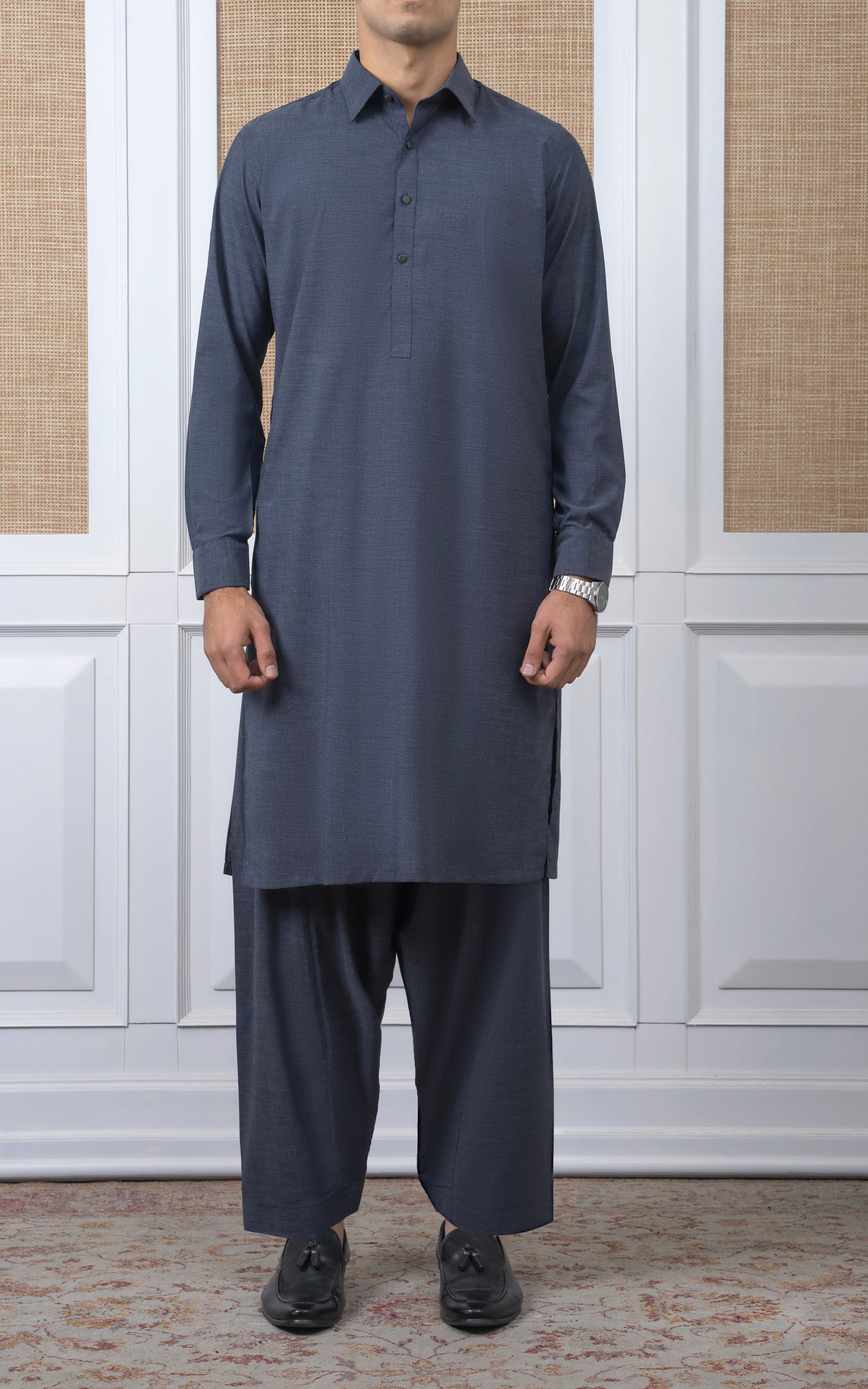 BLENDED KAMEEZ SHALWAR - PREMIUM COLLECTION BLUE
