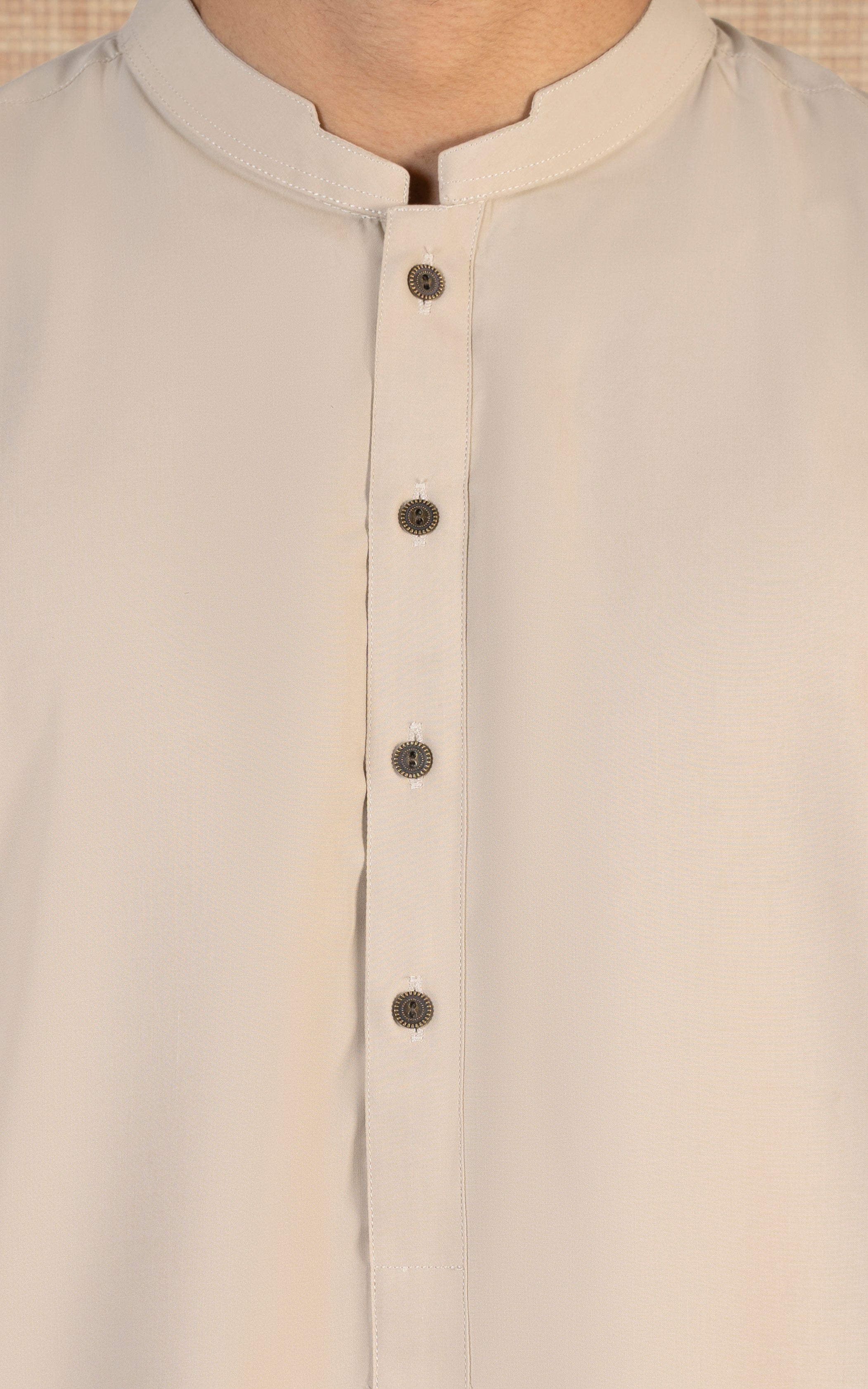 BLENDED KAMEEZ SHALWAR - SIGNATURE COLLECTION CREAM - Image 6
