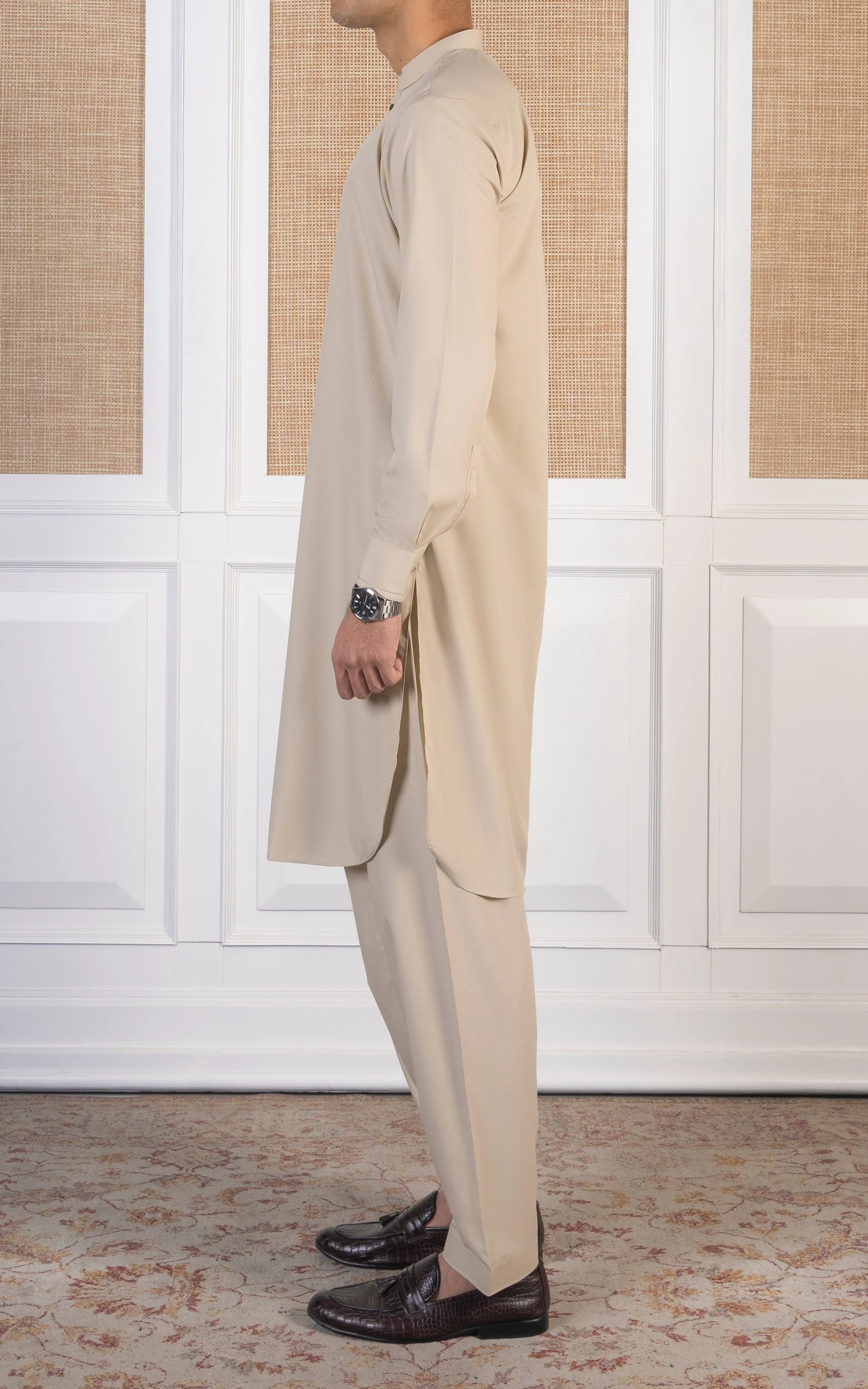 BLENDED KAMEEZ SHALWAR - SIGNATURE COLLECTION CREAM - Image 7