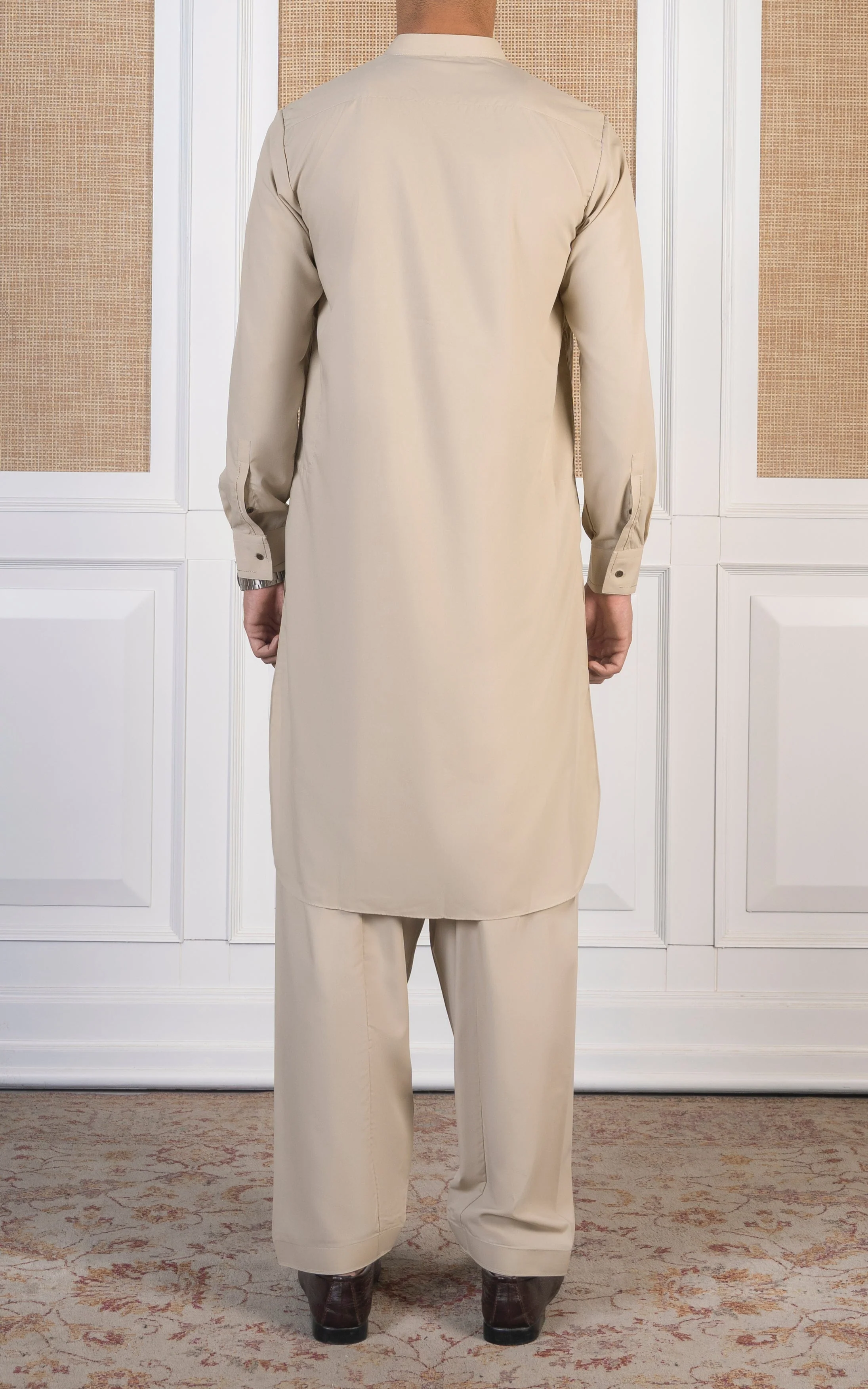 BLENDED KAMEEZ SHALWAR - SIGNATURE COLLECTION CREAM - Image 8