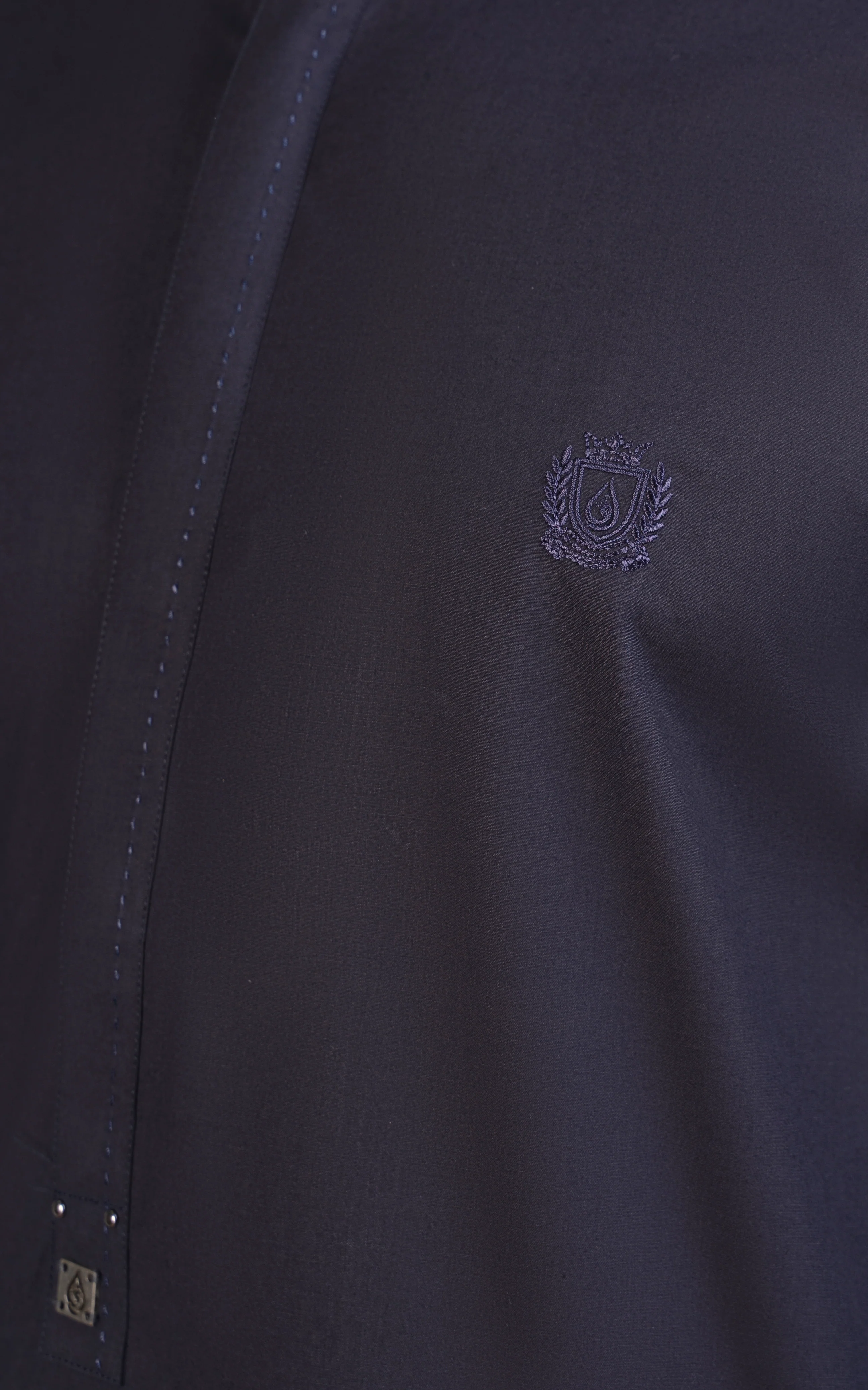 BLENDED KAMEEZ SHALWAR - SIGNATURE COLLECTION NAVY - Image 6