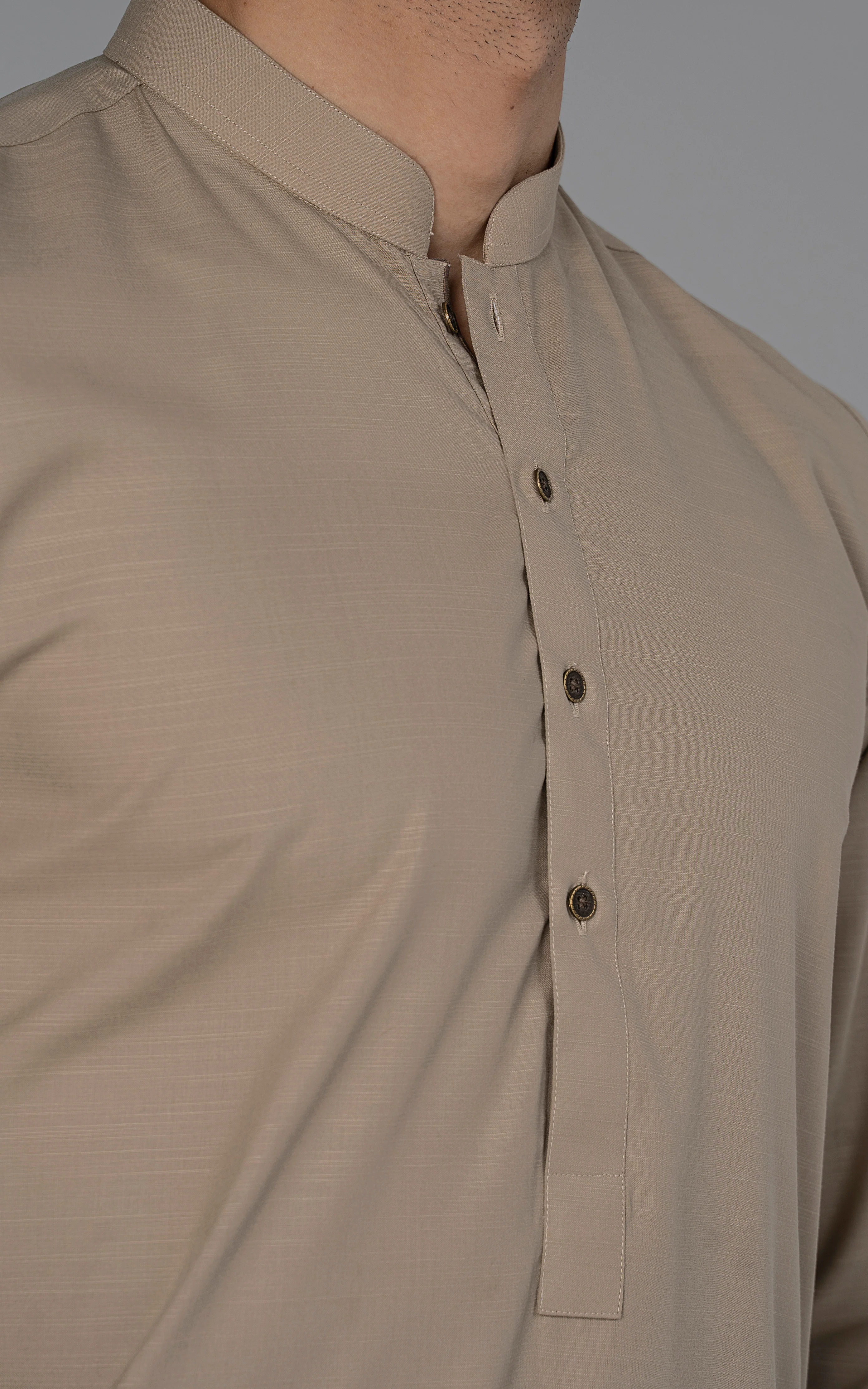 BLENDED SLUB WASH & WEAR - CLASSIC COLLECTION BEIGE - Image 2
