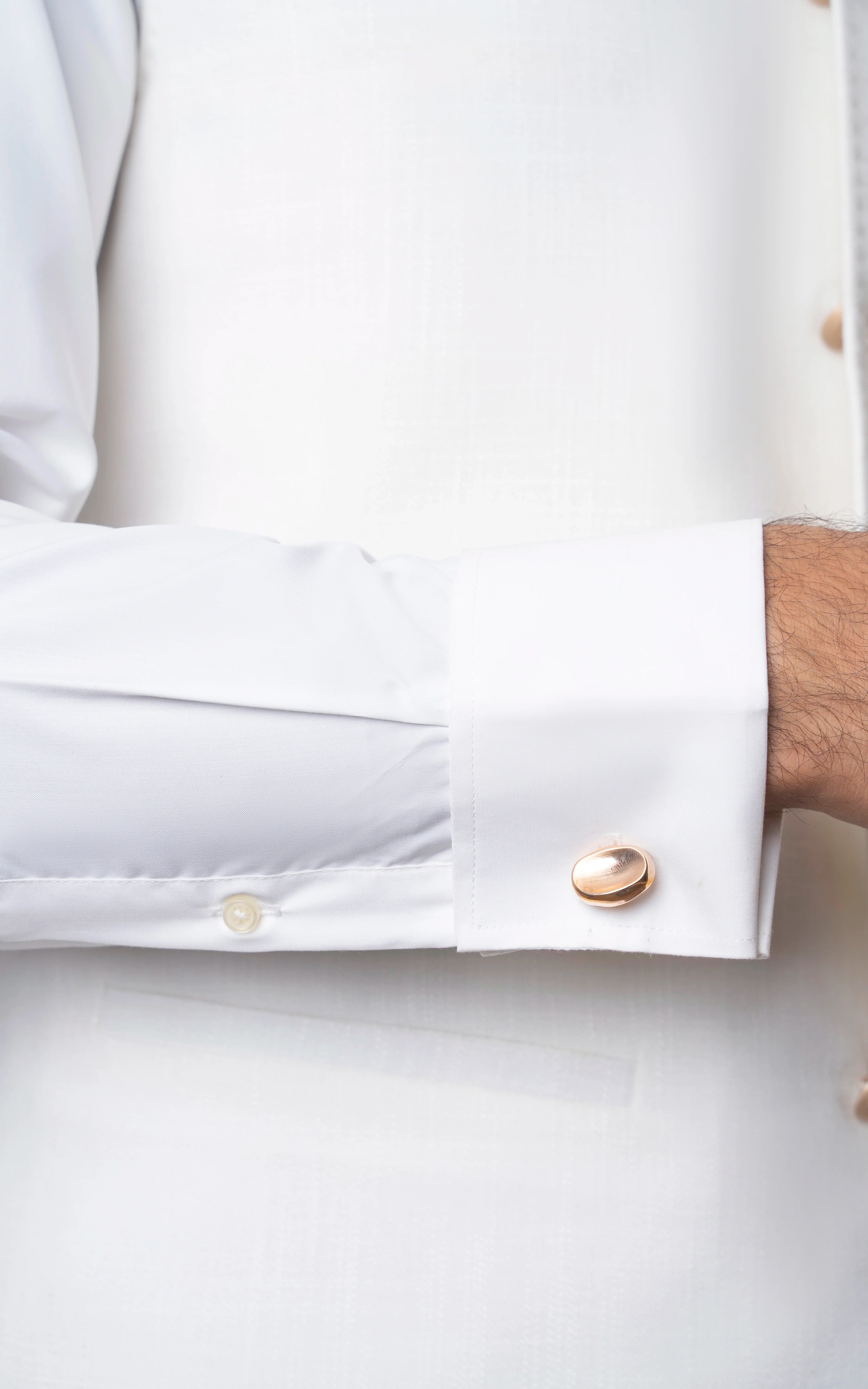 BLENDED TEXTURED WAISTCOAT | PREMIUM COLLECTION OFF WHITE - Image 5