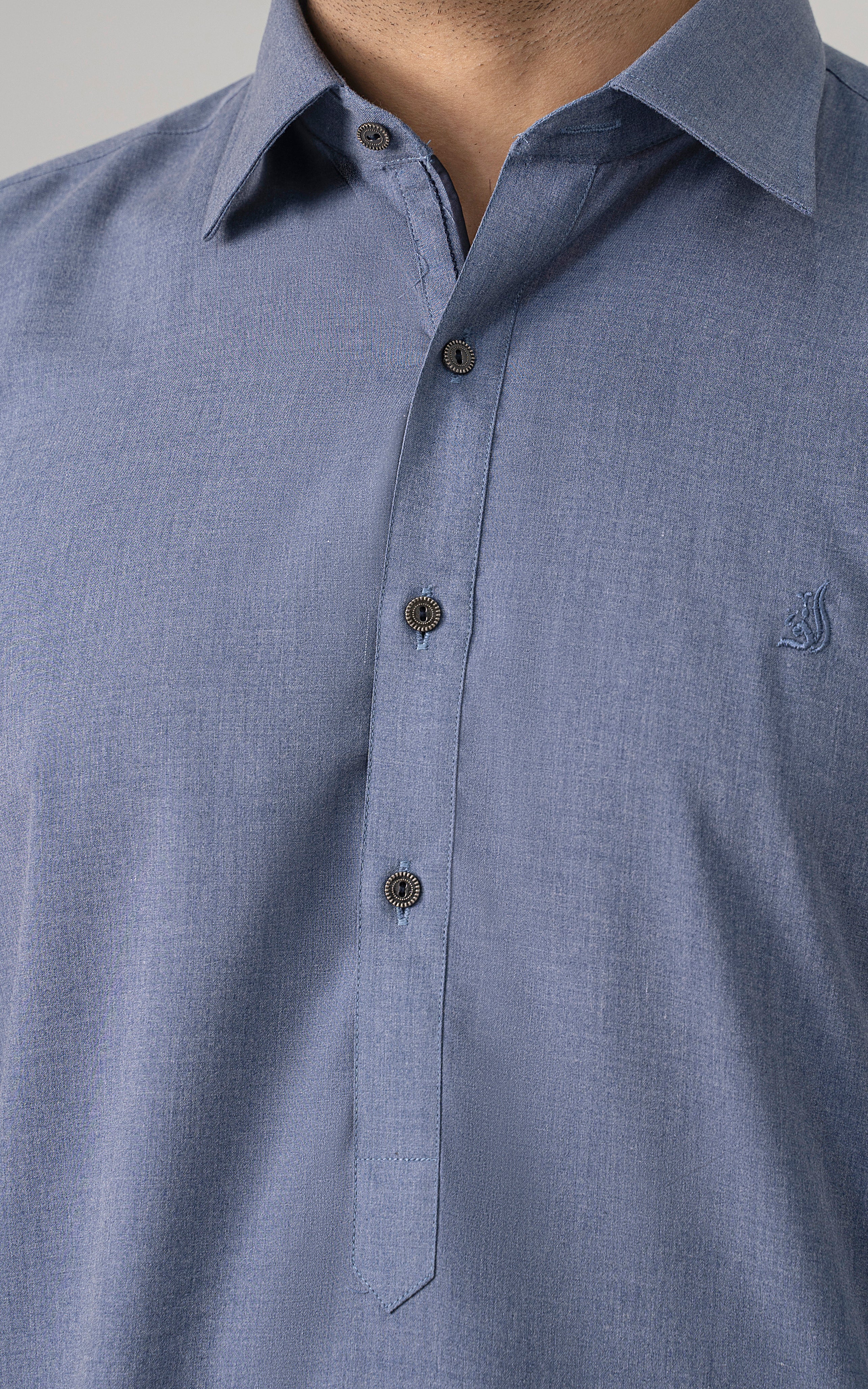 BLENDED WASH & WEAR - CLASSIC COLLECTION BLUE MELANGE - Image 2