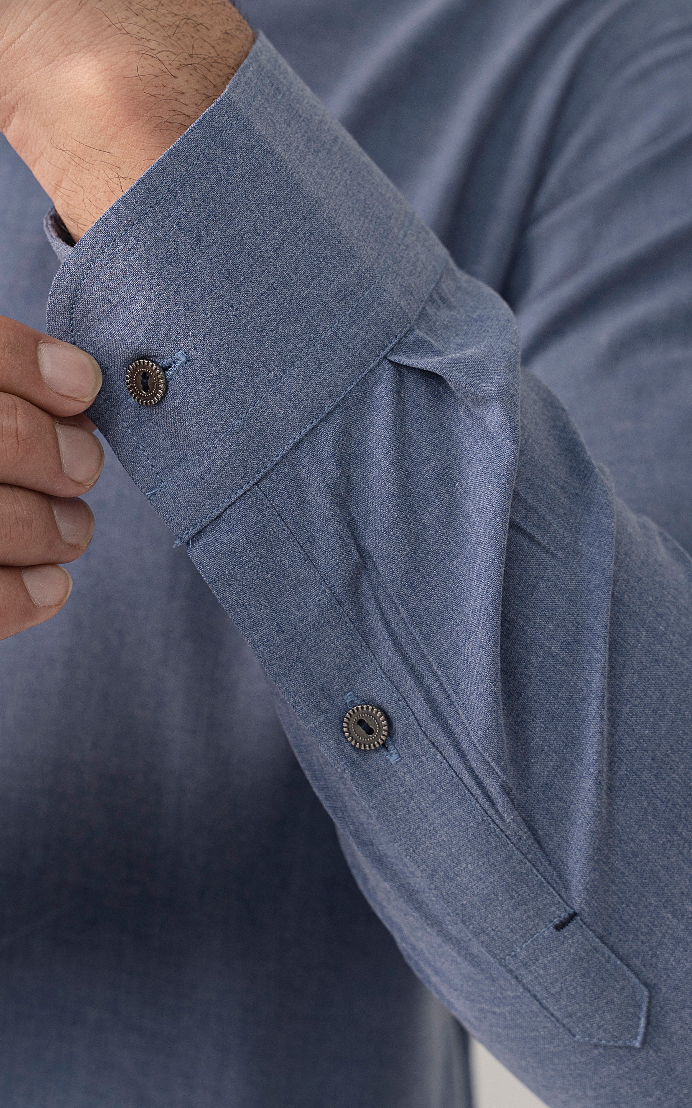 BLENDED WASH & WEAR - CLASSIC COLLECTION BLUE MELANGE - Image 7