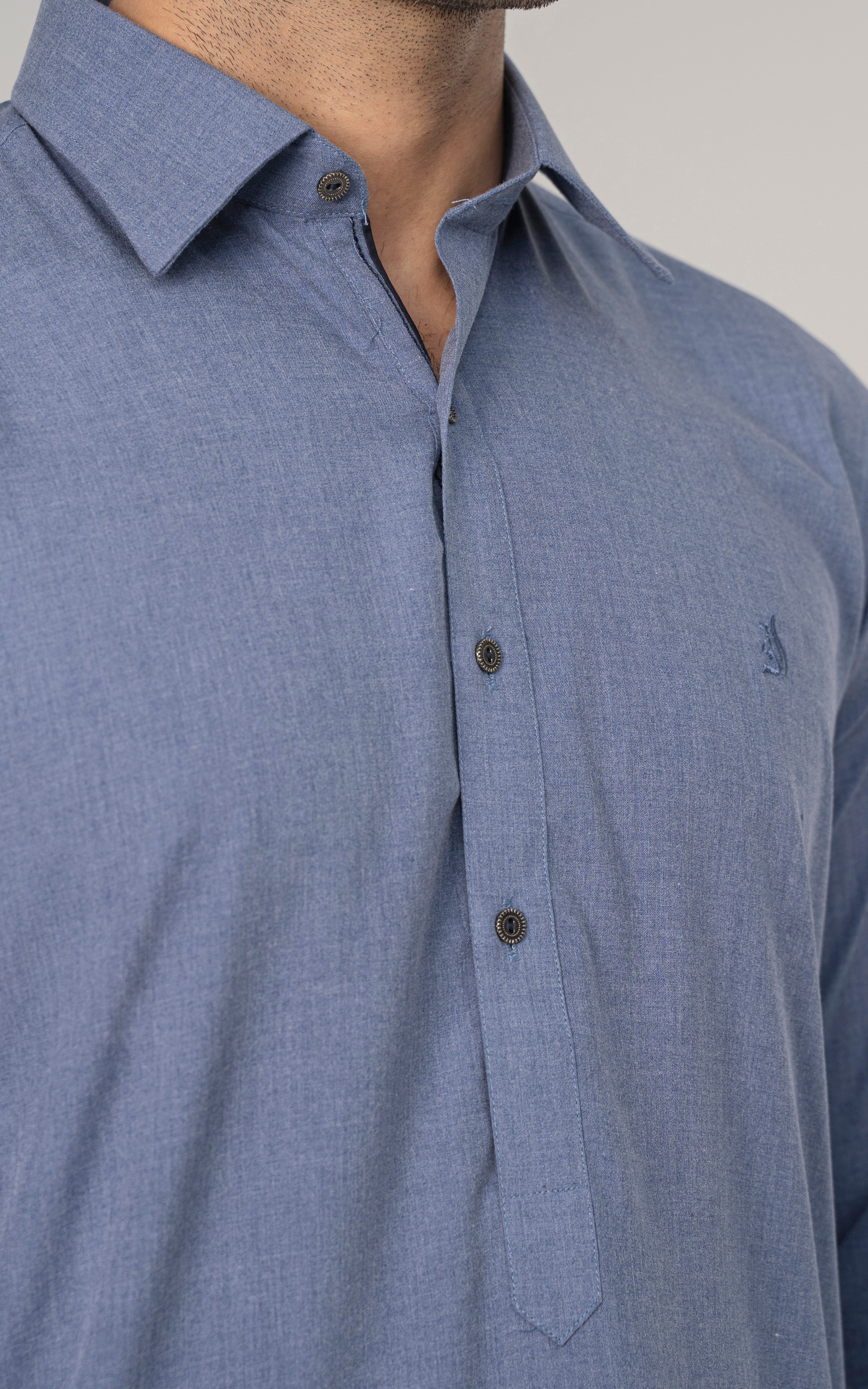 BLENDED WASH & WEAR - CLASSIC COLLECTION BLUE MELANGE - Image 8