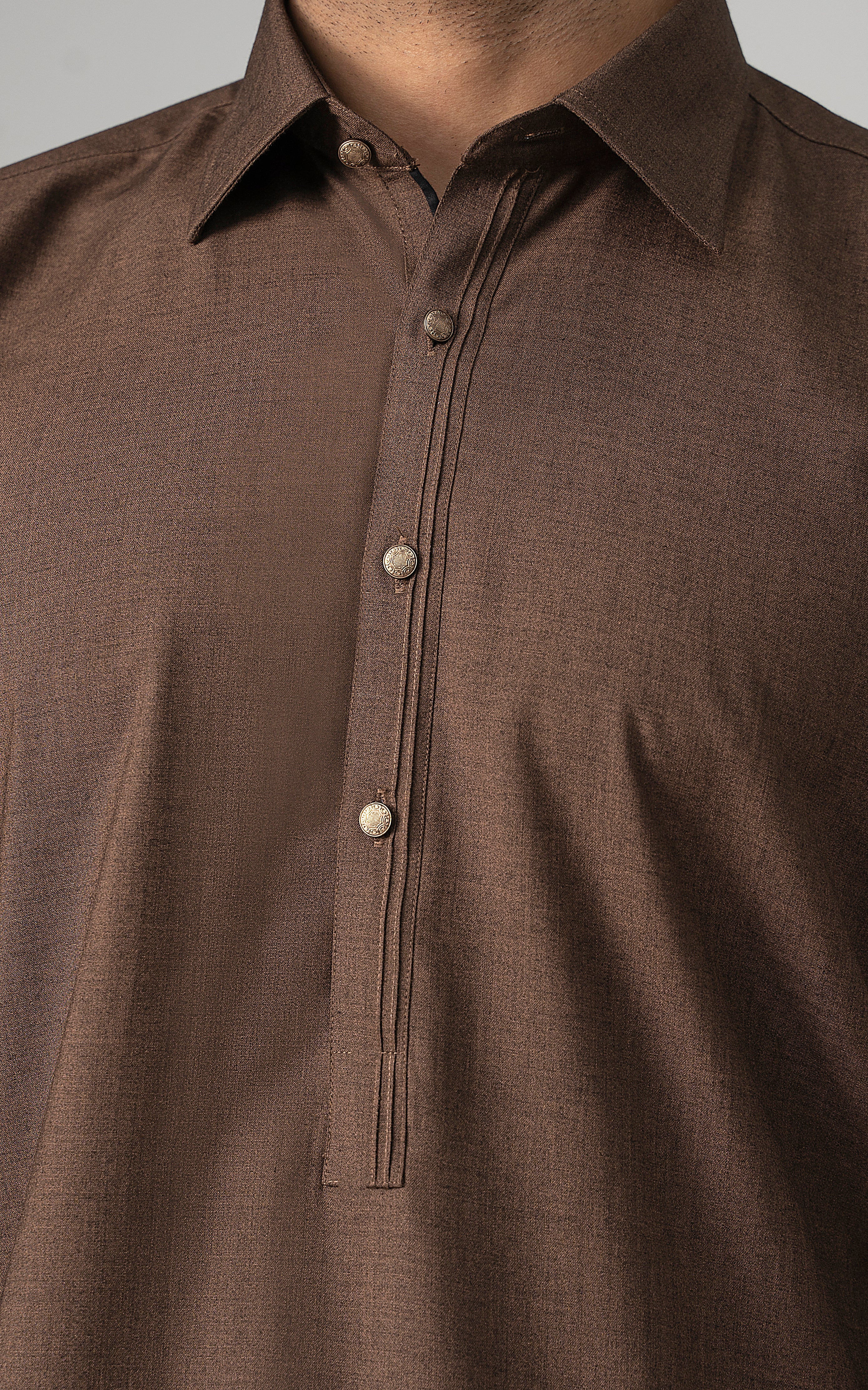 BLENDED WASH & WEAR -CLASSIC COLLECTION BROWN MELANGE - Image 4