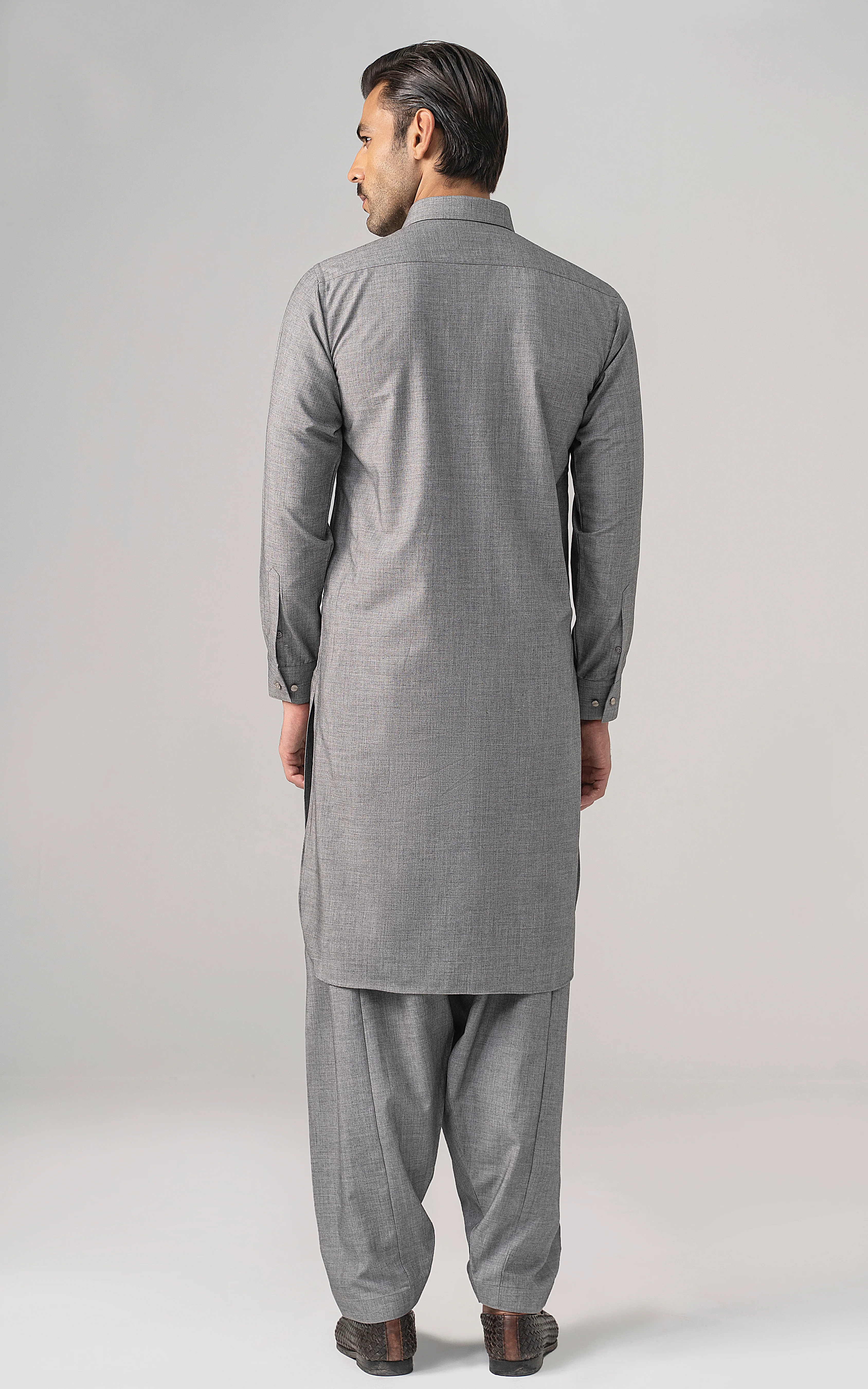 BLENDED WASH & WEAR -CLASSIC COLLECTION GREY MELANGE - Image 4