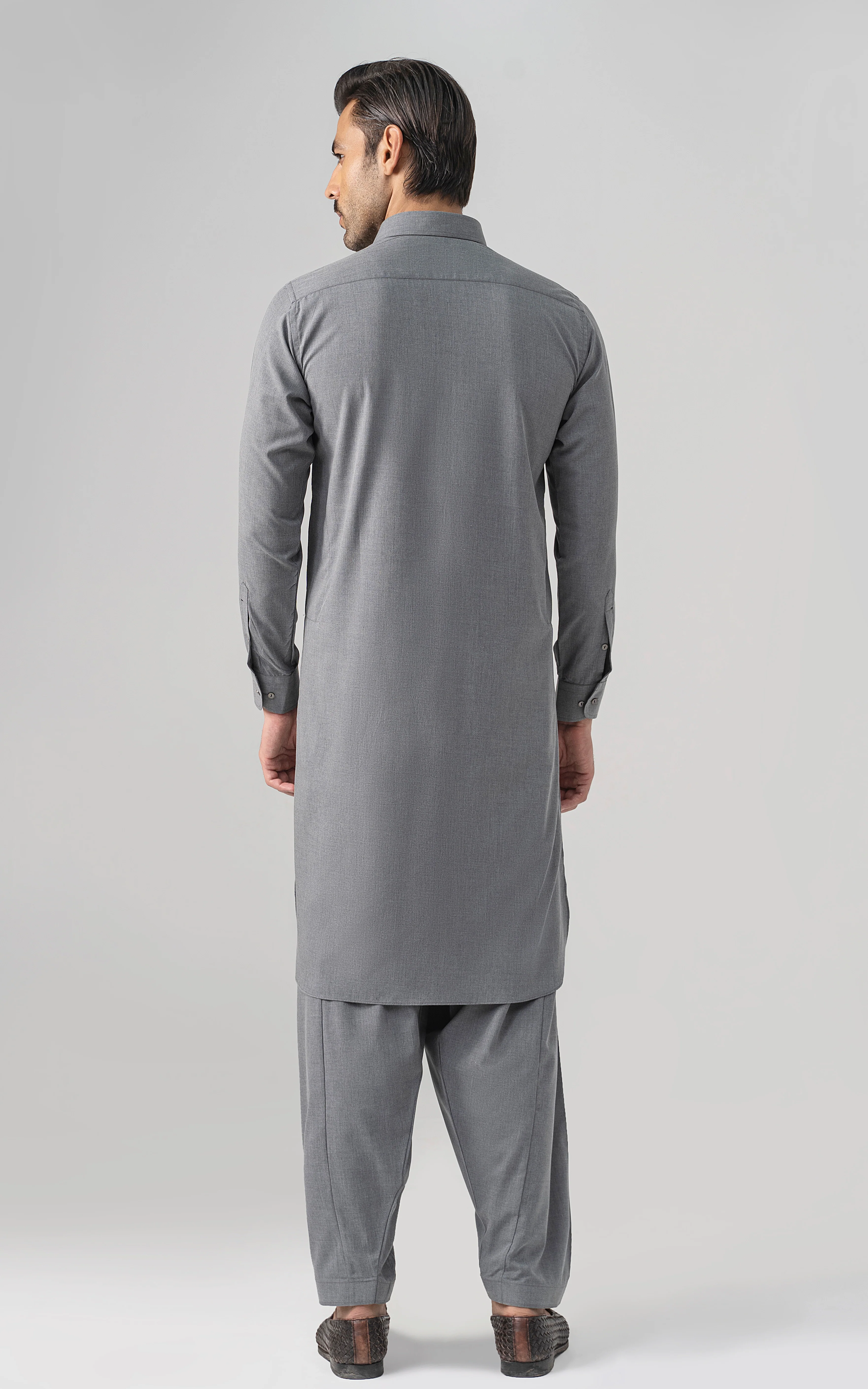 BLENDED WASH & WEAR - CLASSIC COLLECTION GREY MELANGE - Image 4