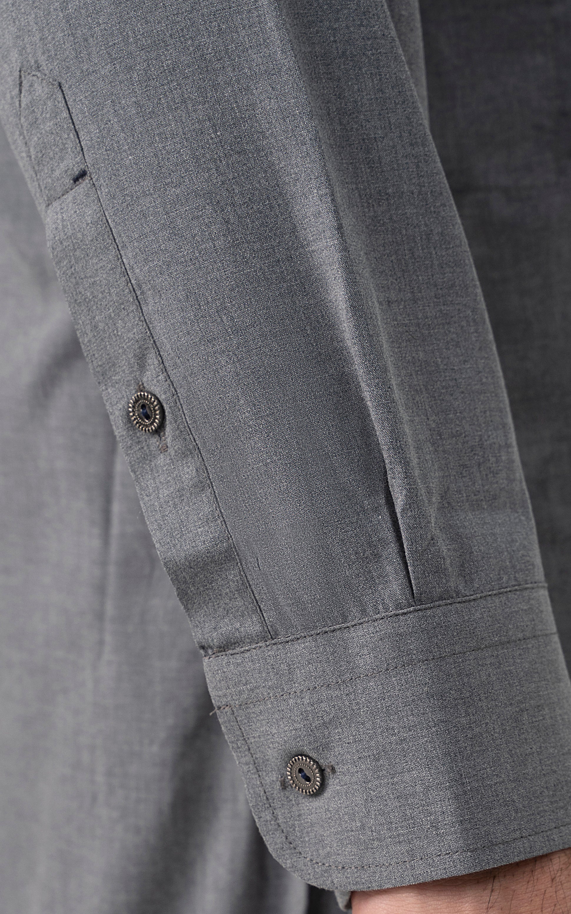 BLENDED WASH & WEAR - CLASSIC COLLECTION GREY MELANGE - Image 7