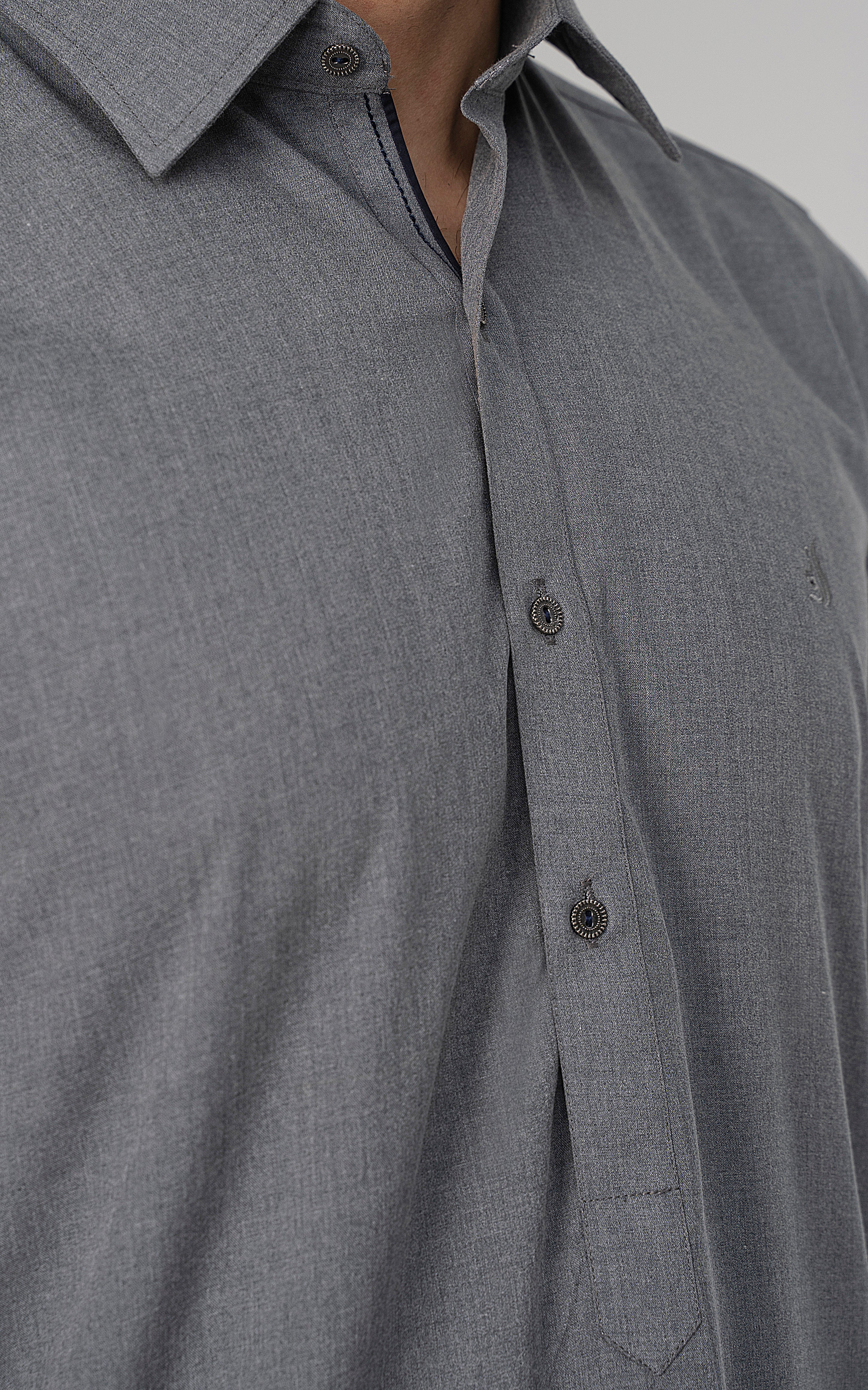 BLENDED WASH & WEAR - CLASSIC COLLECTION GREY MELANGE - Image 8