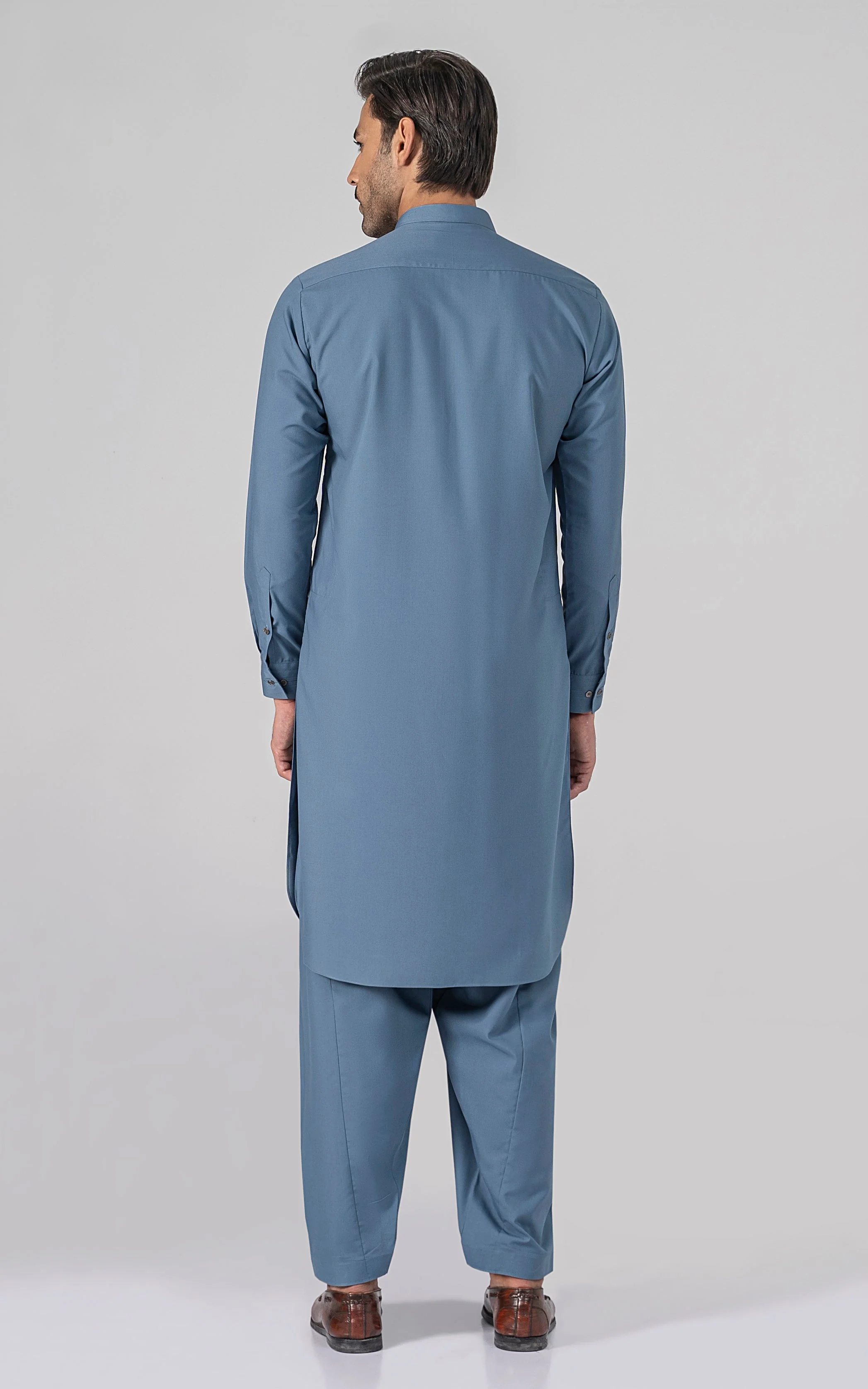 BLENDED WASH & WEAR - PREMIUIM COLLECTION CERULEAN BLUE - Image 4