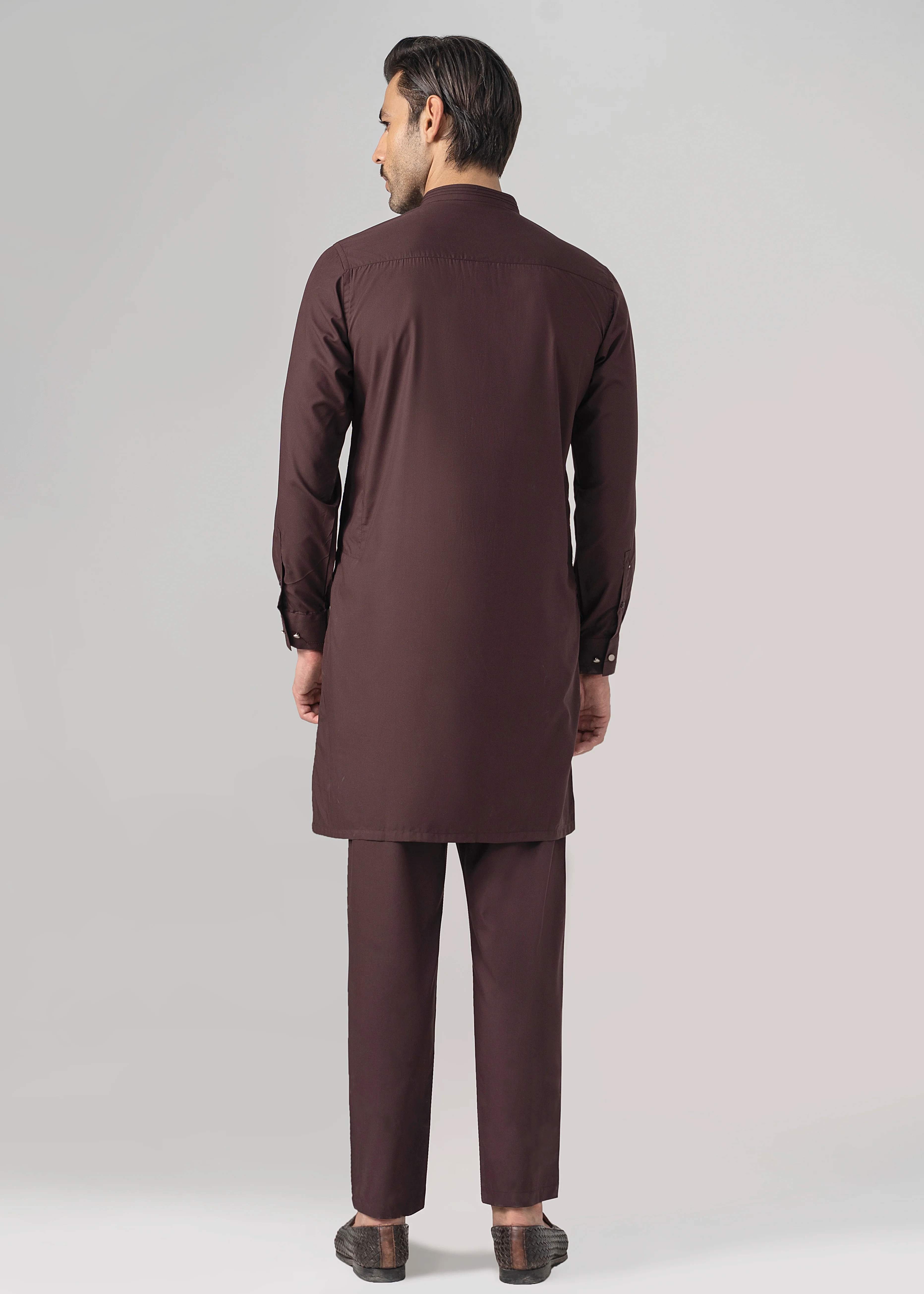 BLENDED WASH & WEAR - PREMIUM COLLECTION DULL MAROON - Image 4
