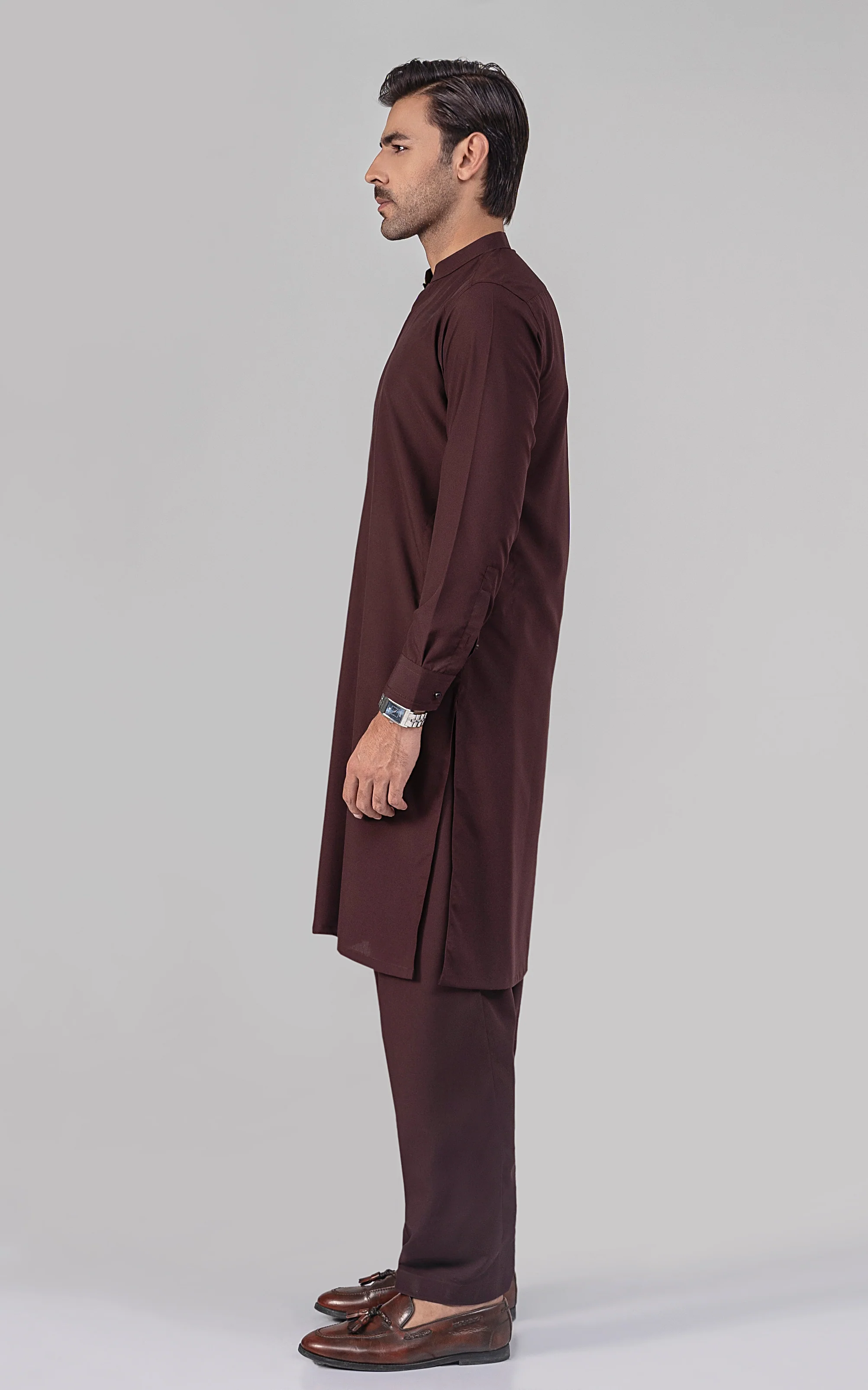 BLENDED WASH & WEAR - SIGNATURE COLLECTION MAROON - Image 2