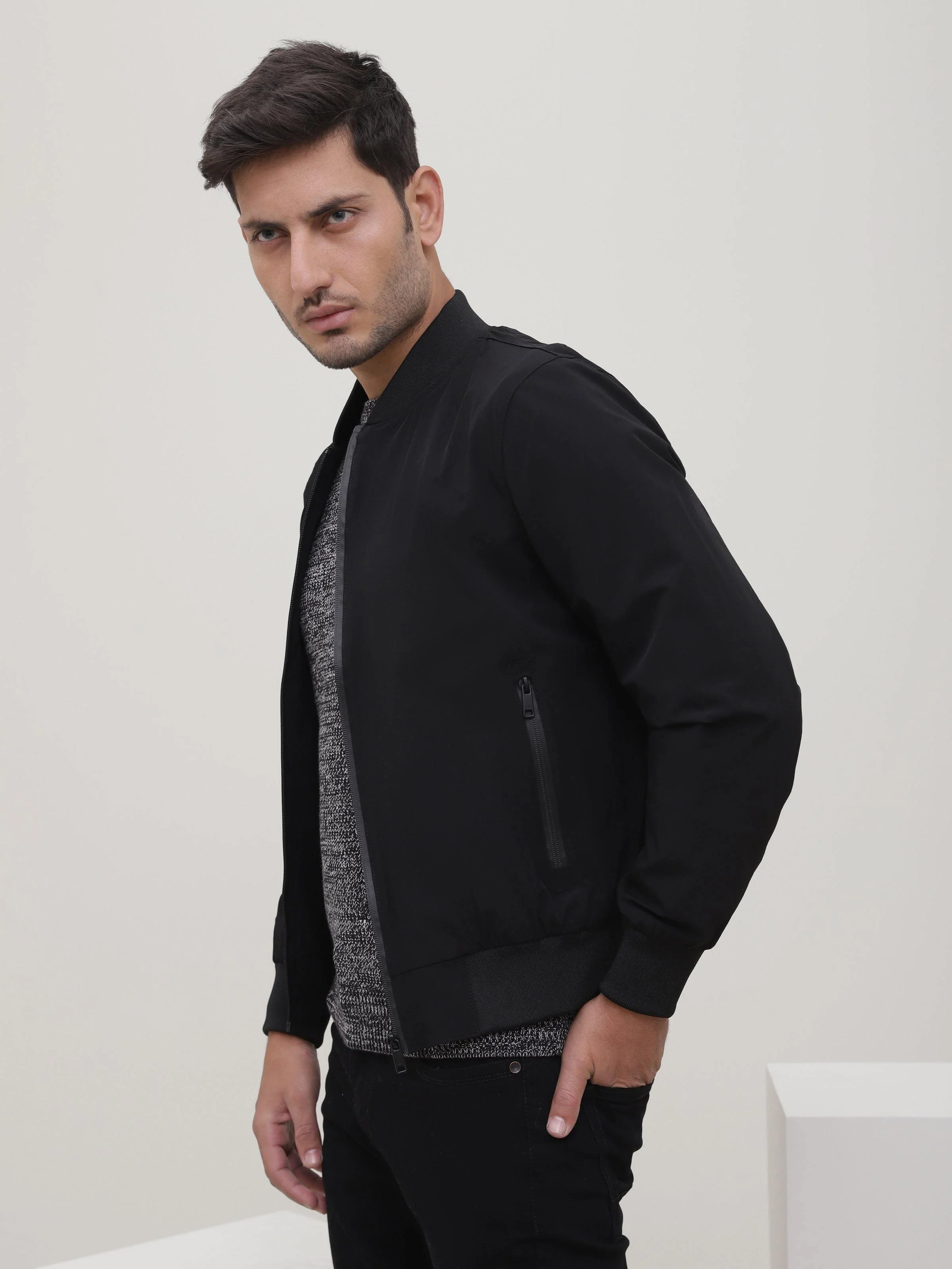 BOMBER JACKET BLACK - Image 2
