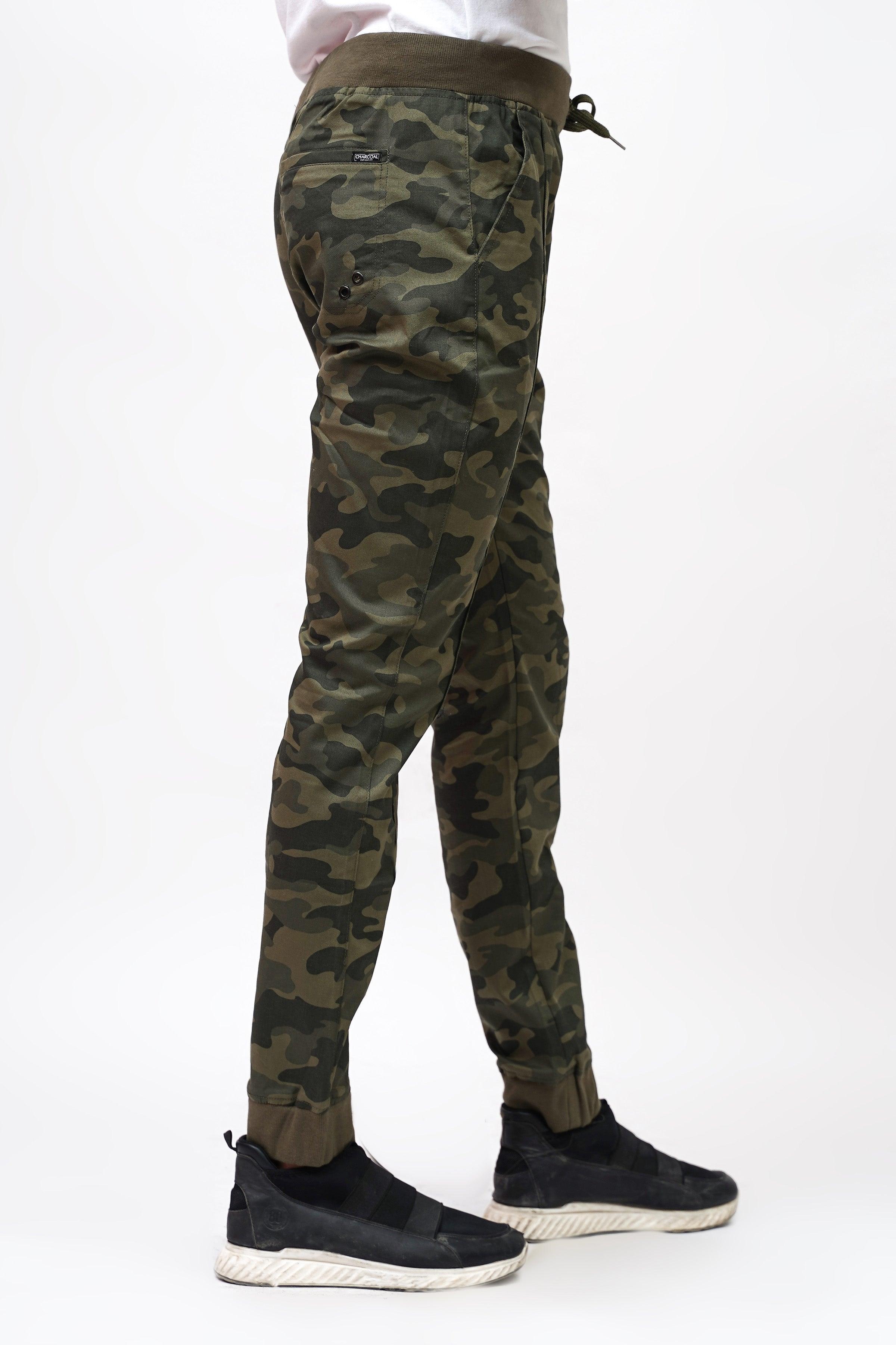 CAMOUFLAGE JOGGER SLIMFIT CAMOUFLAGE PRINT TROUSER - Image 2