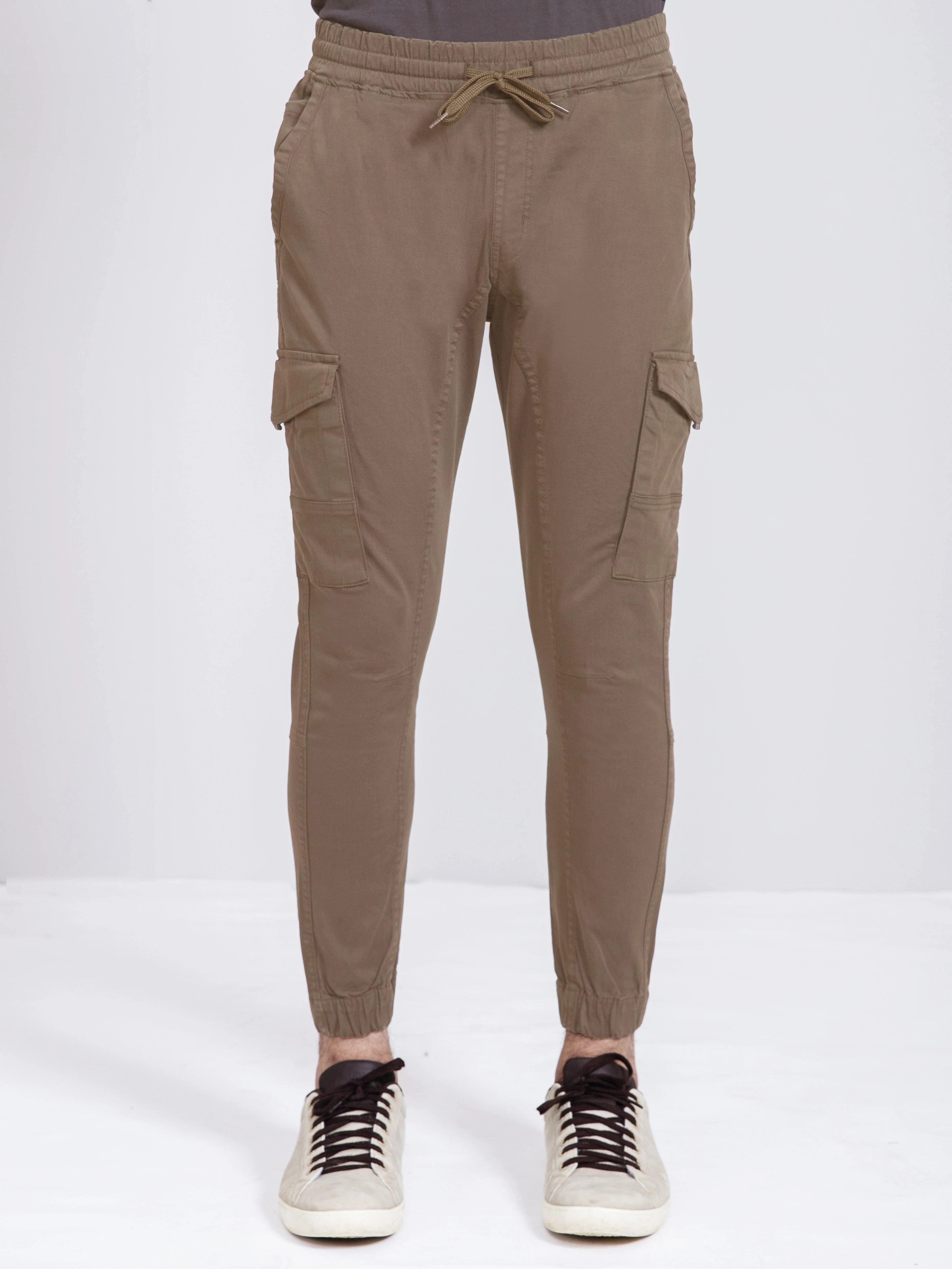 CARGO JOGGAR TROUSER COFEE - Image 2
