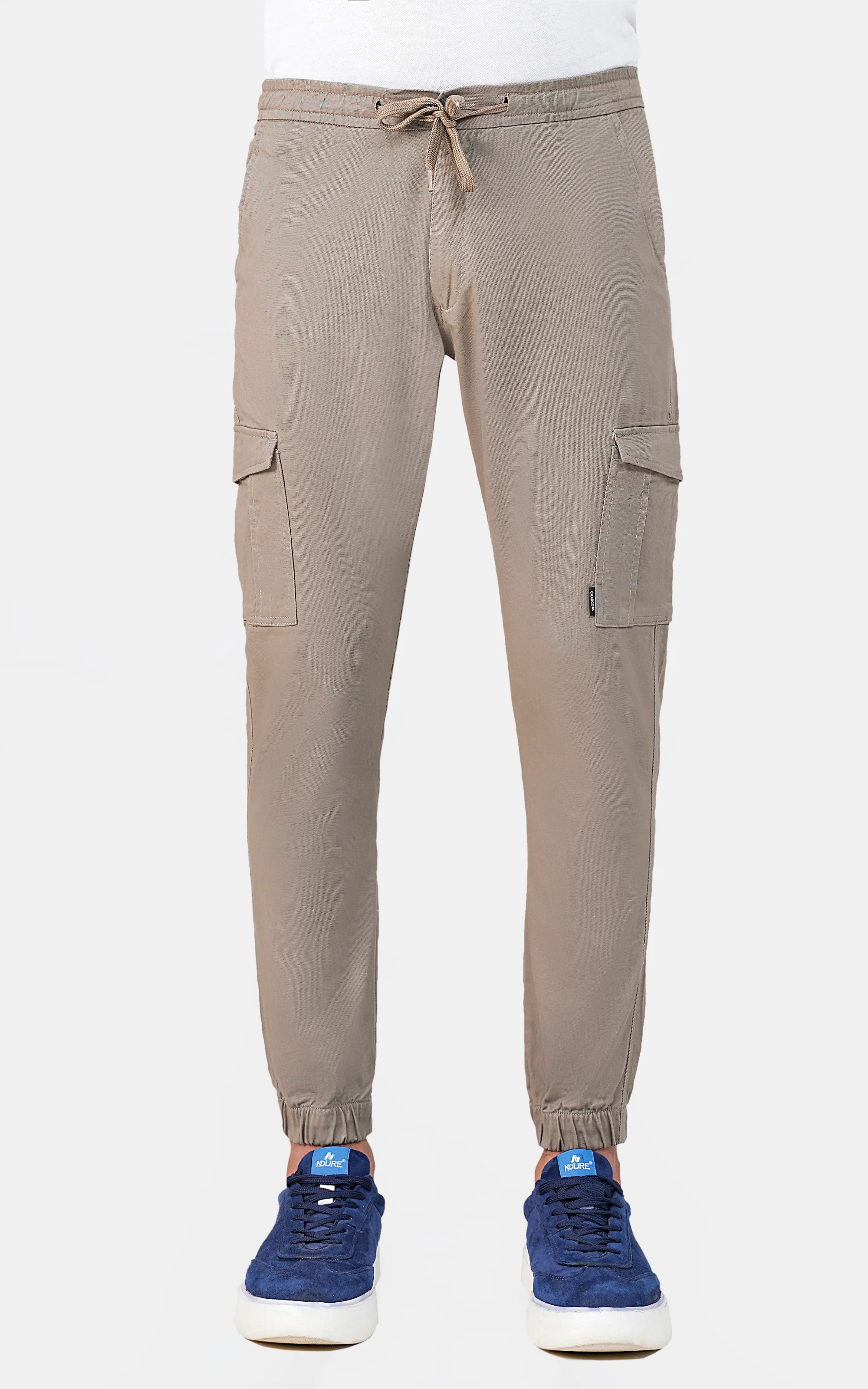 CARGO JOGGER TROUSER LIGHT KHAKI - Image 2