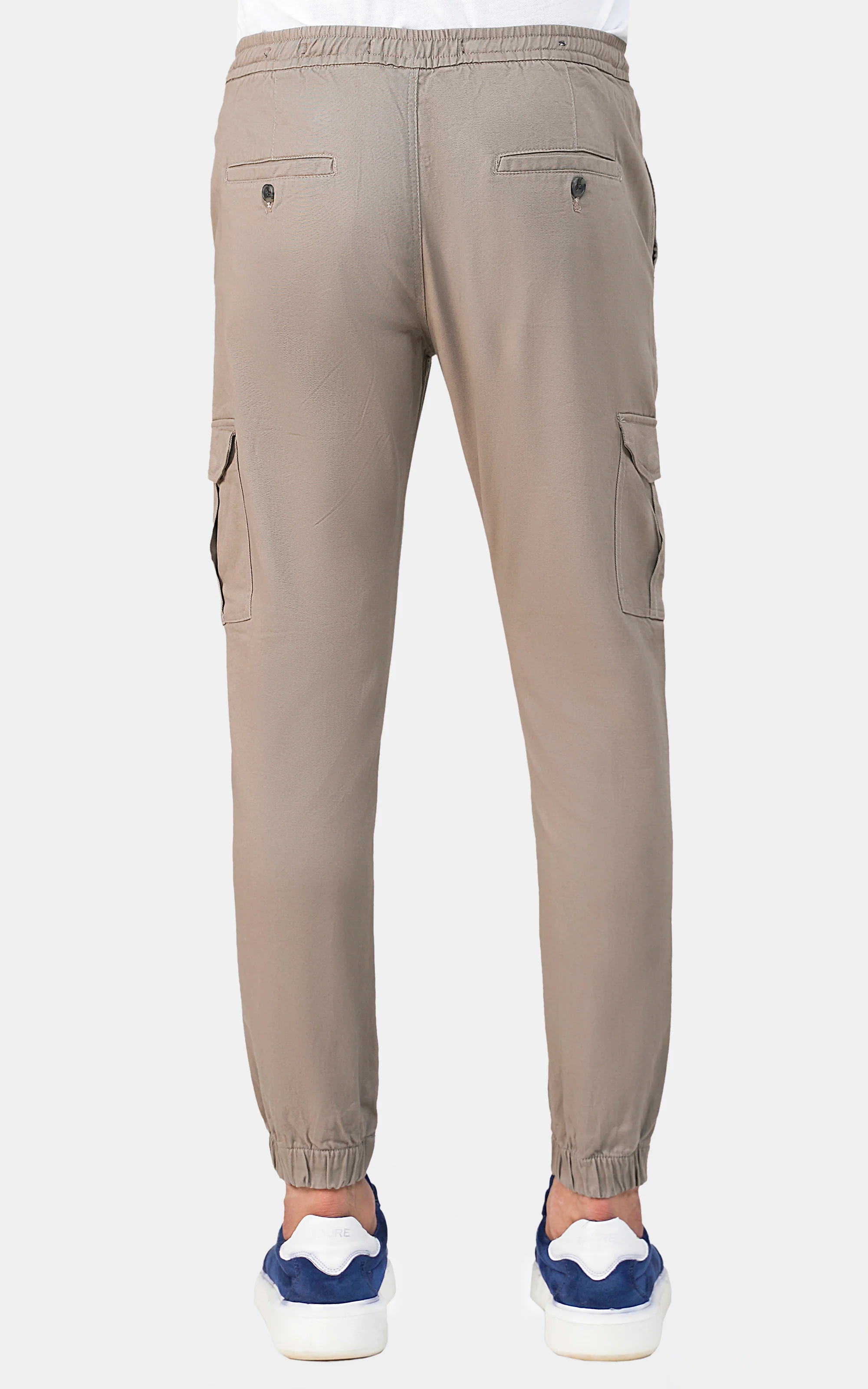 CARGO JOGGER TROUSER LIGHT KHAKI - Image 3