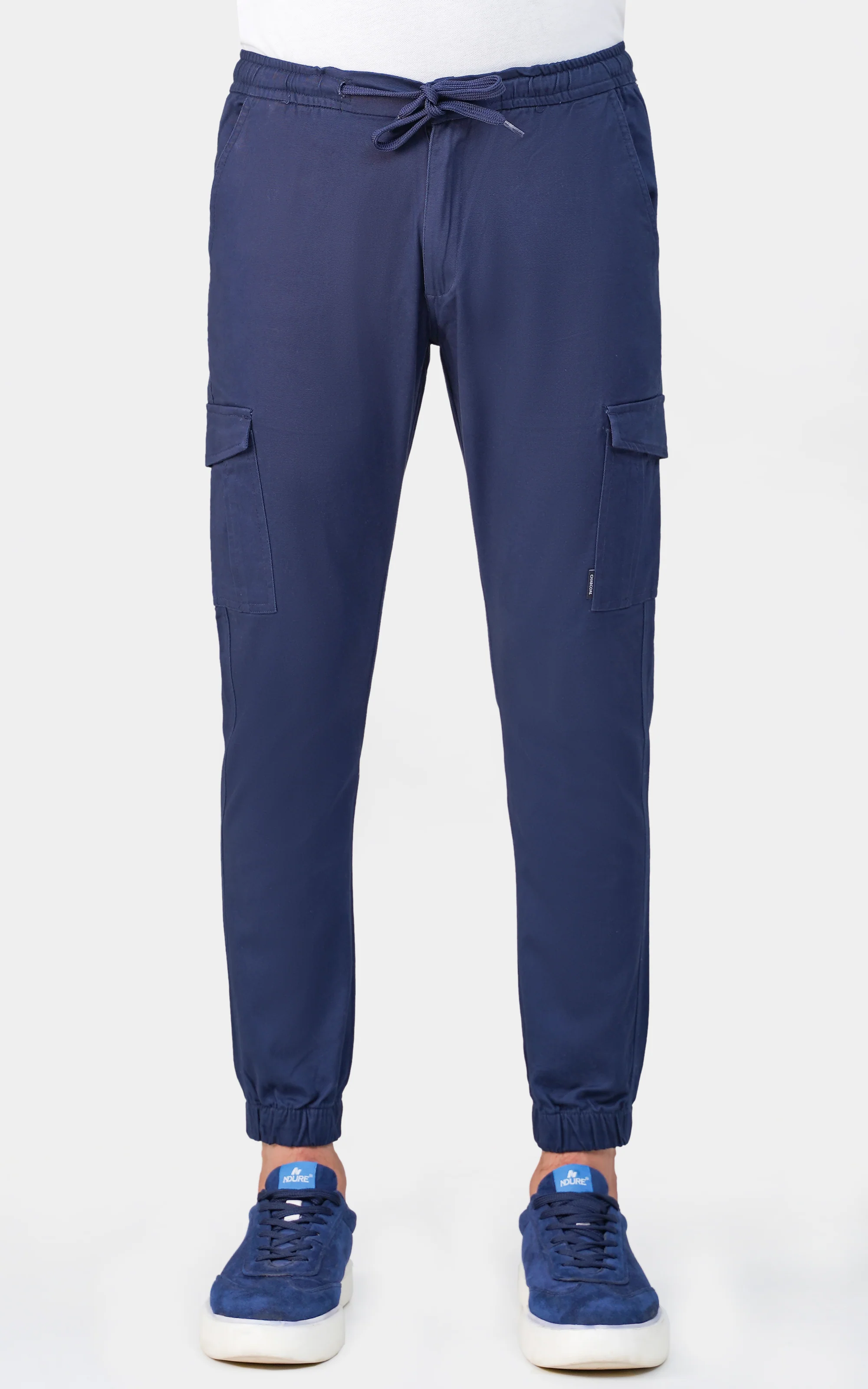 CARGO JOGGER TROUSER NAVY - Image 2